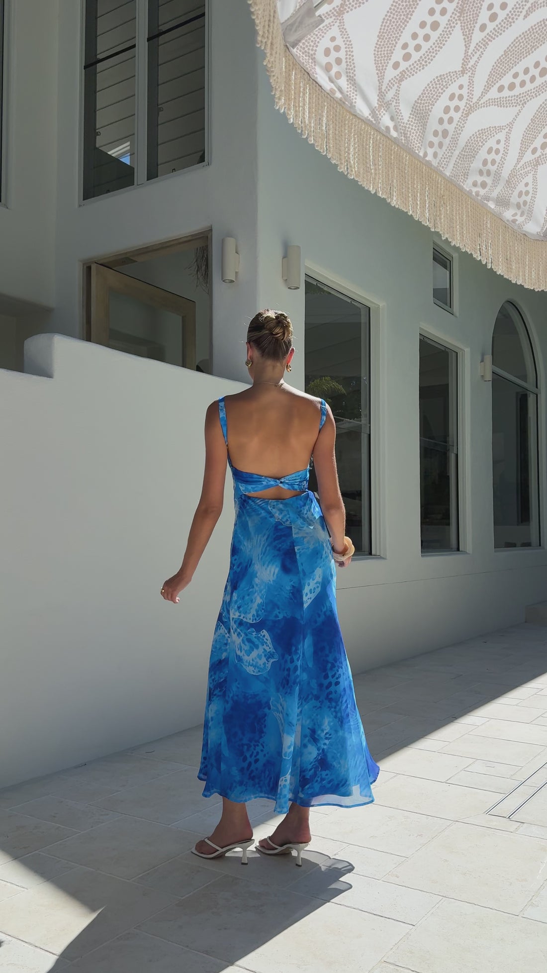 Margo Midi Dress - Ocean Blue - Billy J