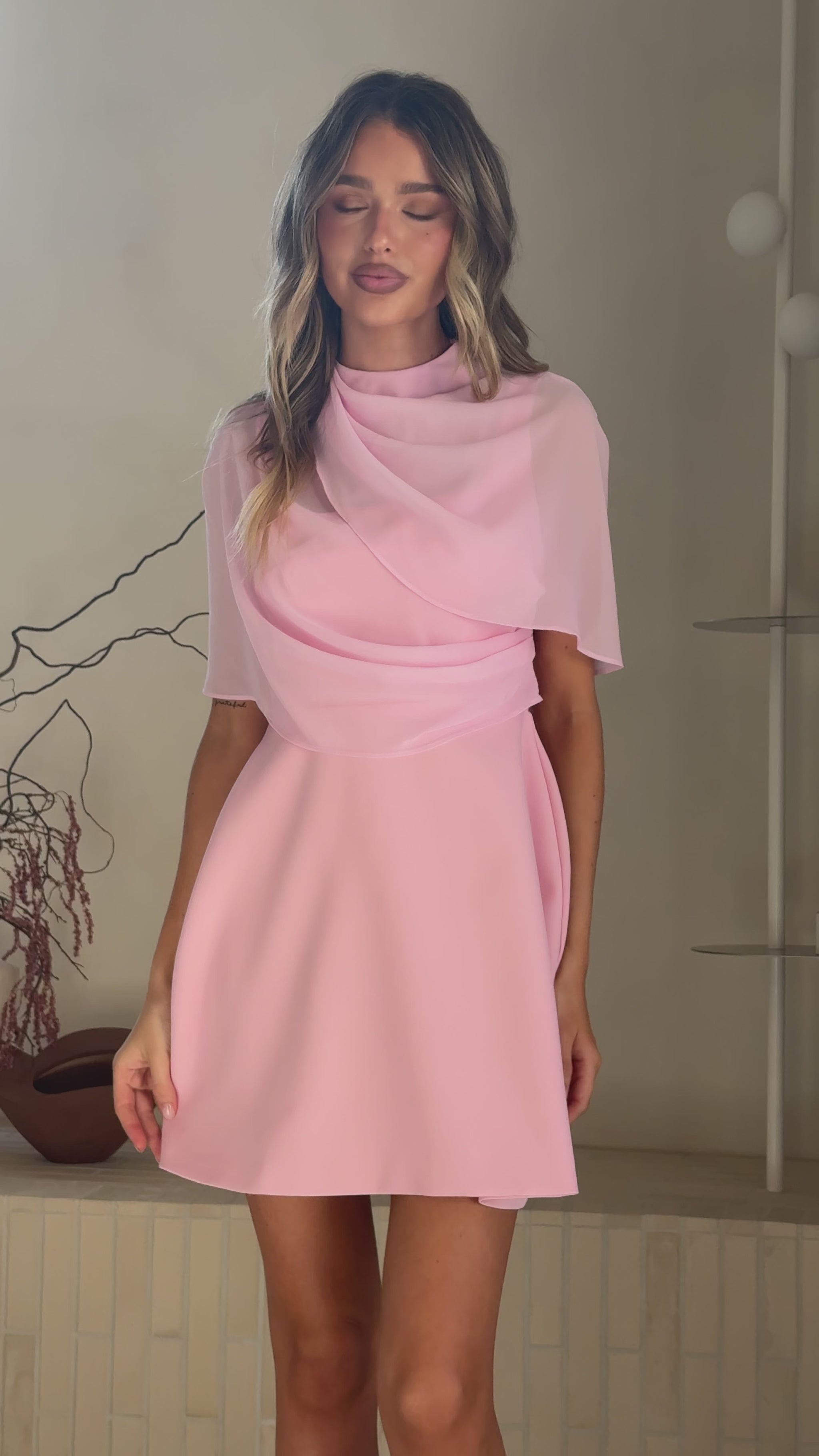 Zahni Mini Dress - Pink - Buy Women's Dresses - Billy J