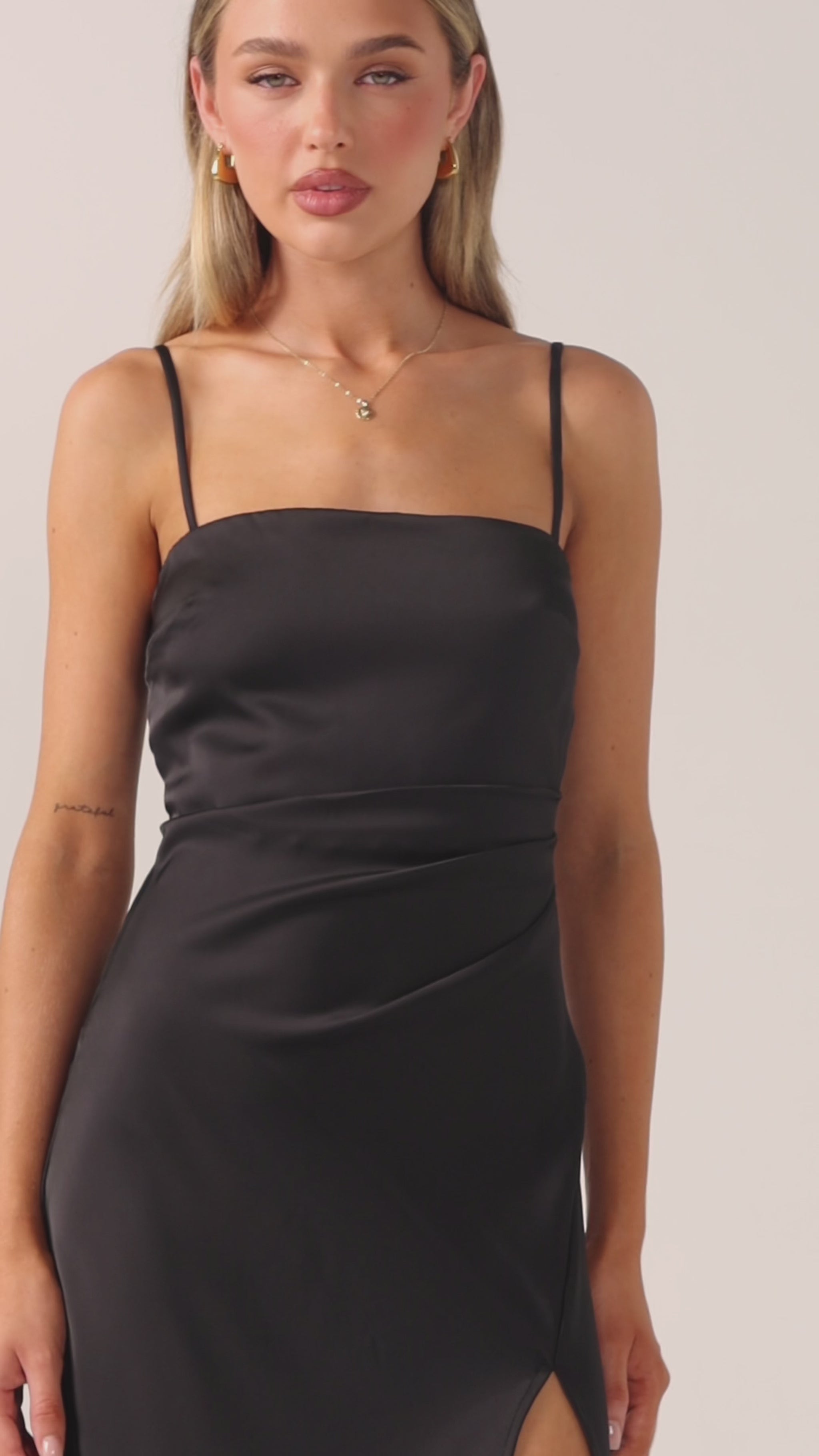 Ilana Maxi Dress - Black - Billy J
