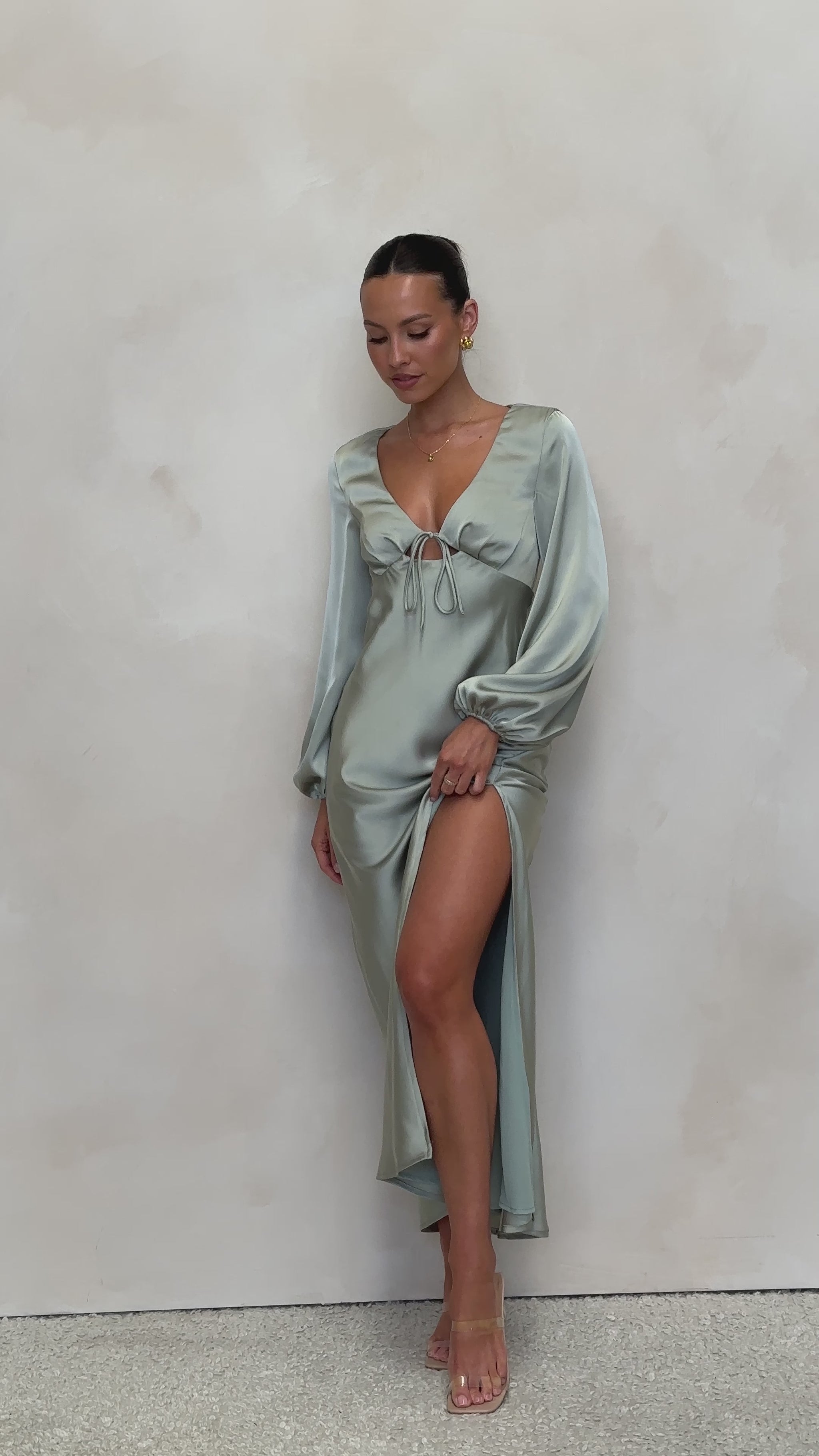 Brigitte Maxi Dress - Sage - Billy J