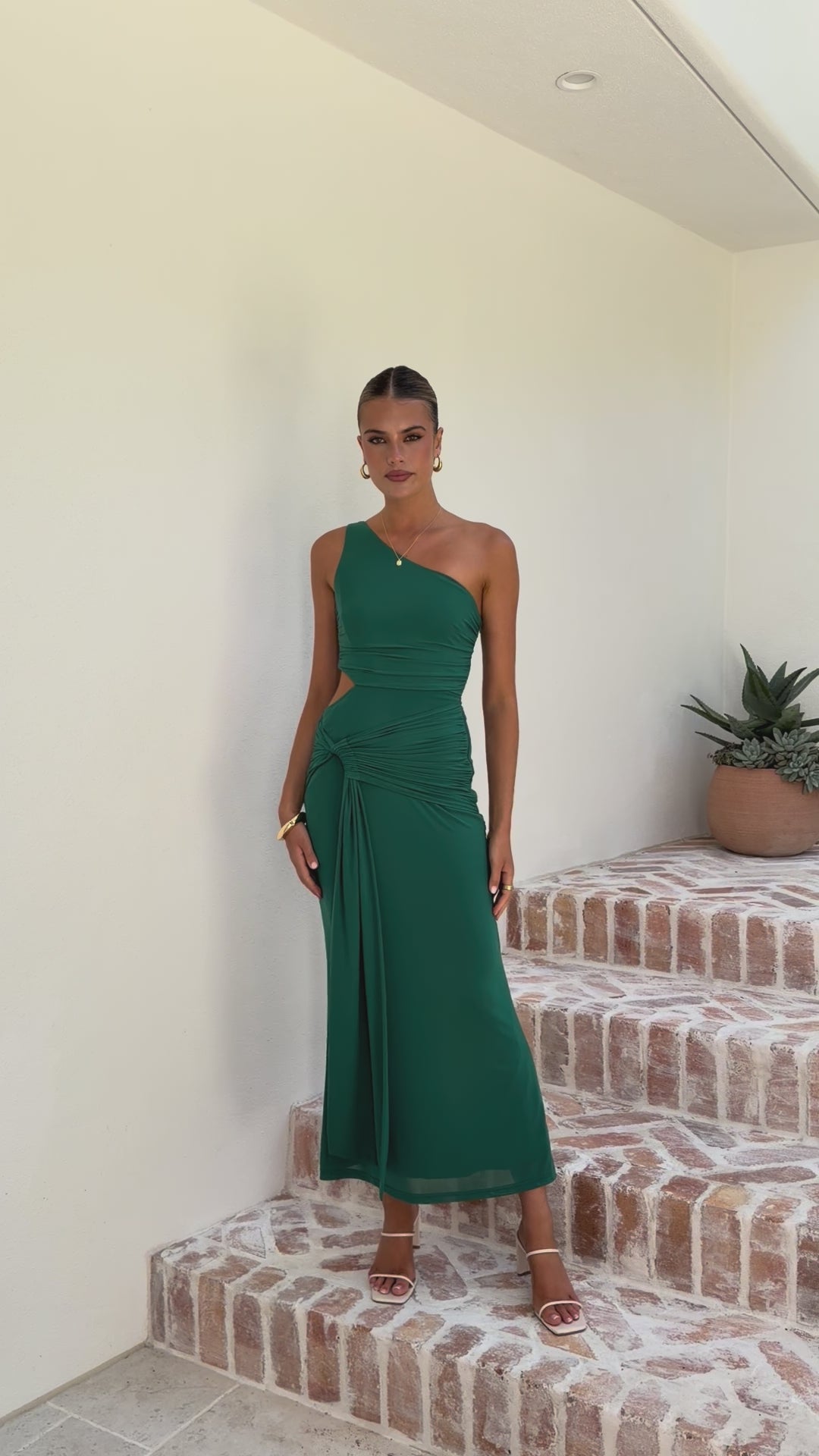 Kourt Maxi Dress - Forest Green - Billy J