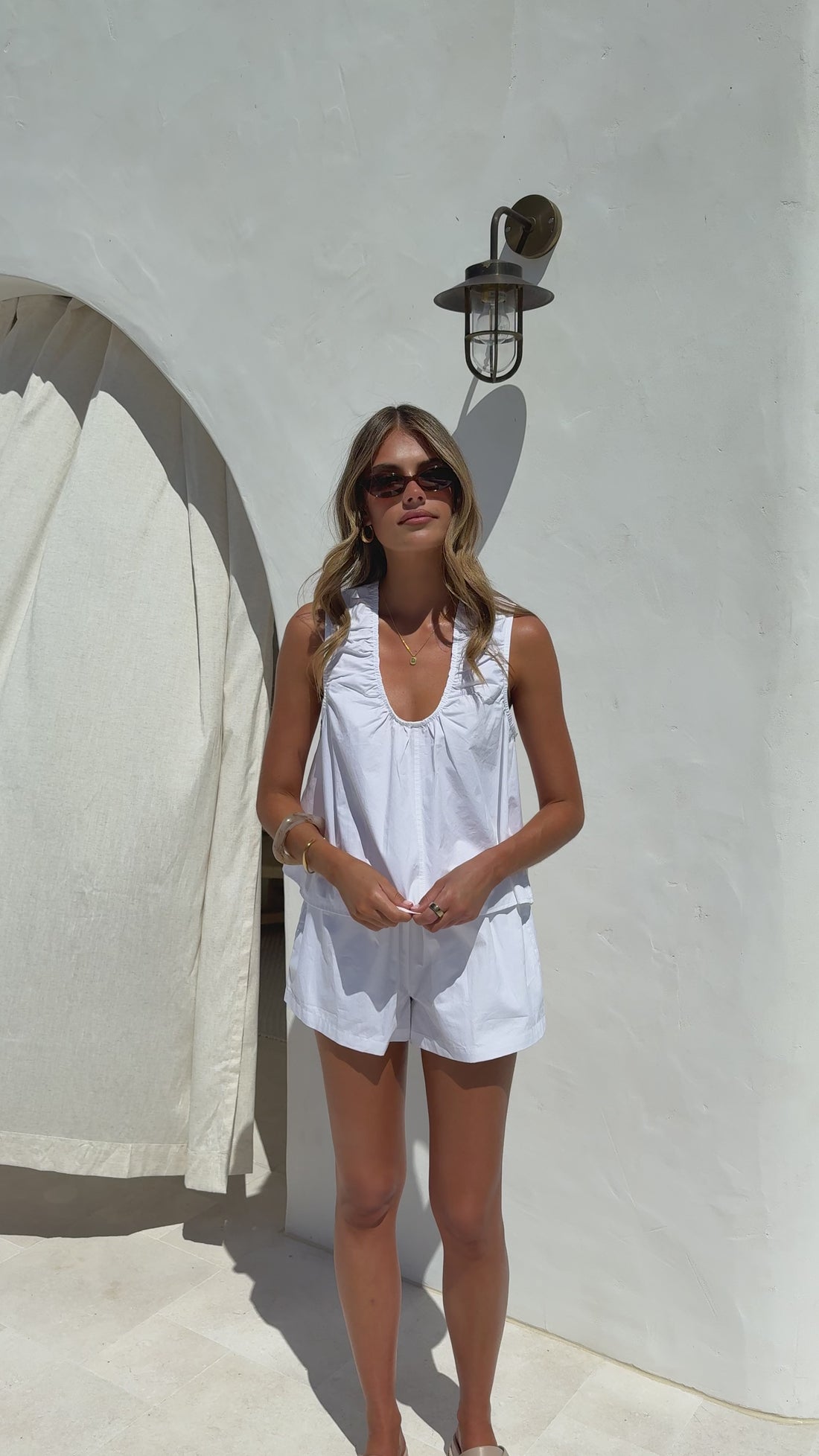 Vika Shorts - White - Billy J