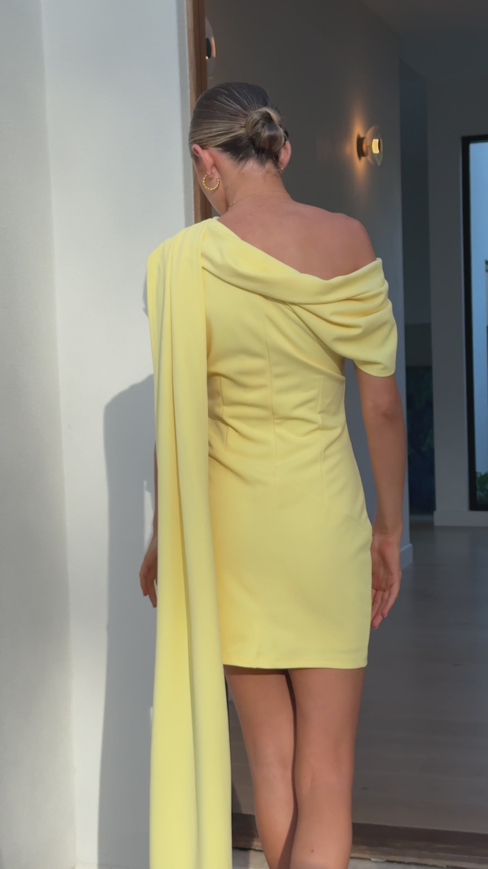 Azula Mini Dress - Yellow - Billy J