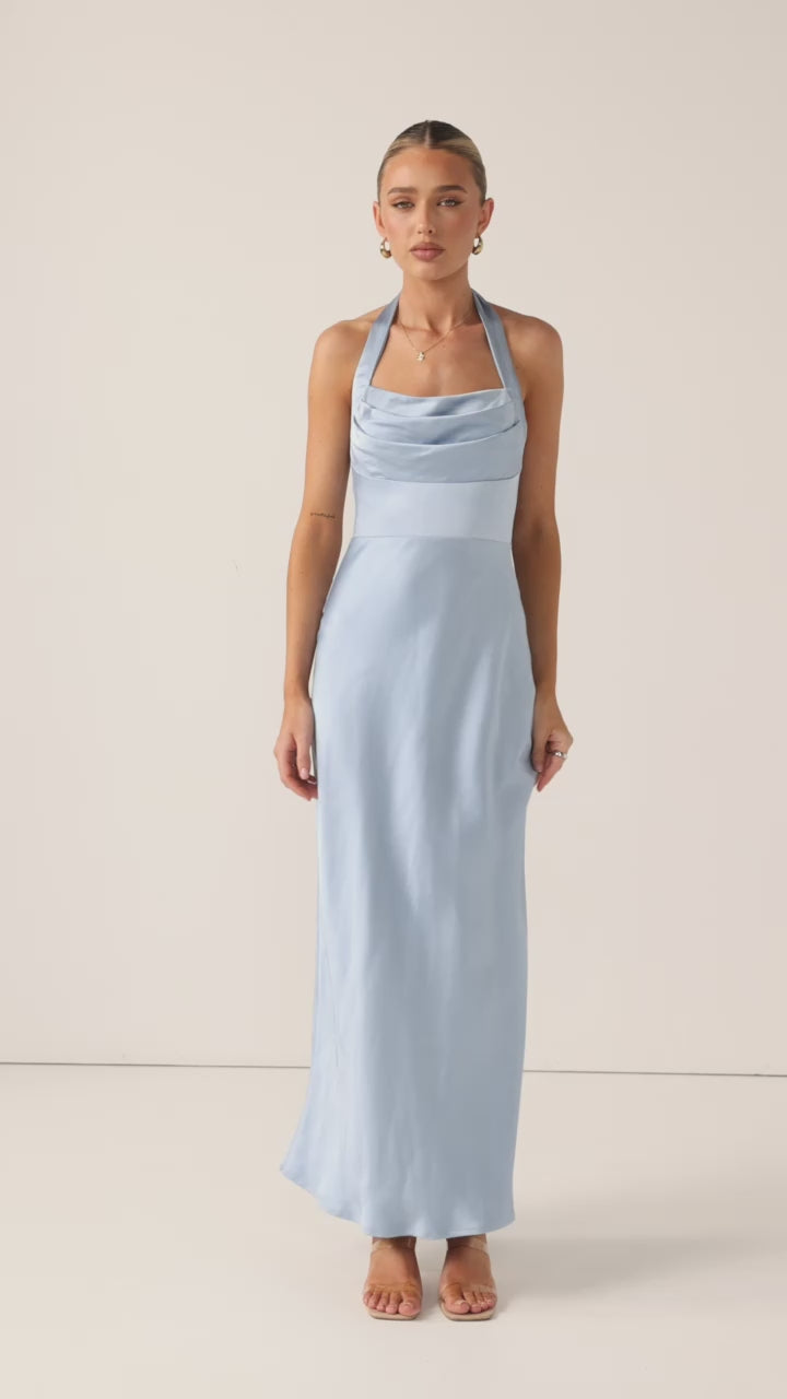 Alexa Maxi Dress - Blue - Billy J