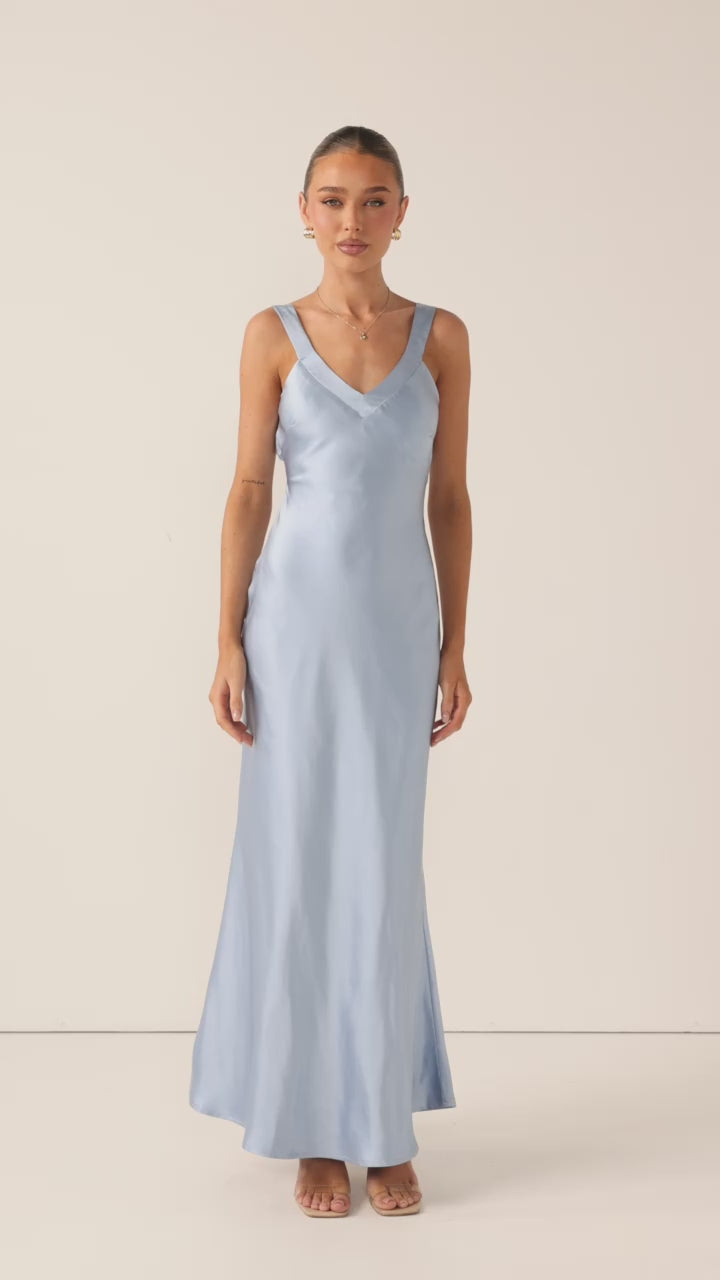 Load video: Andie Maxi Dress - Blue - Billy J