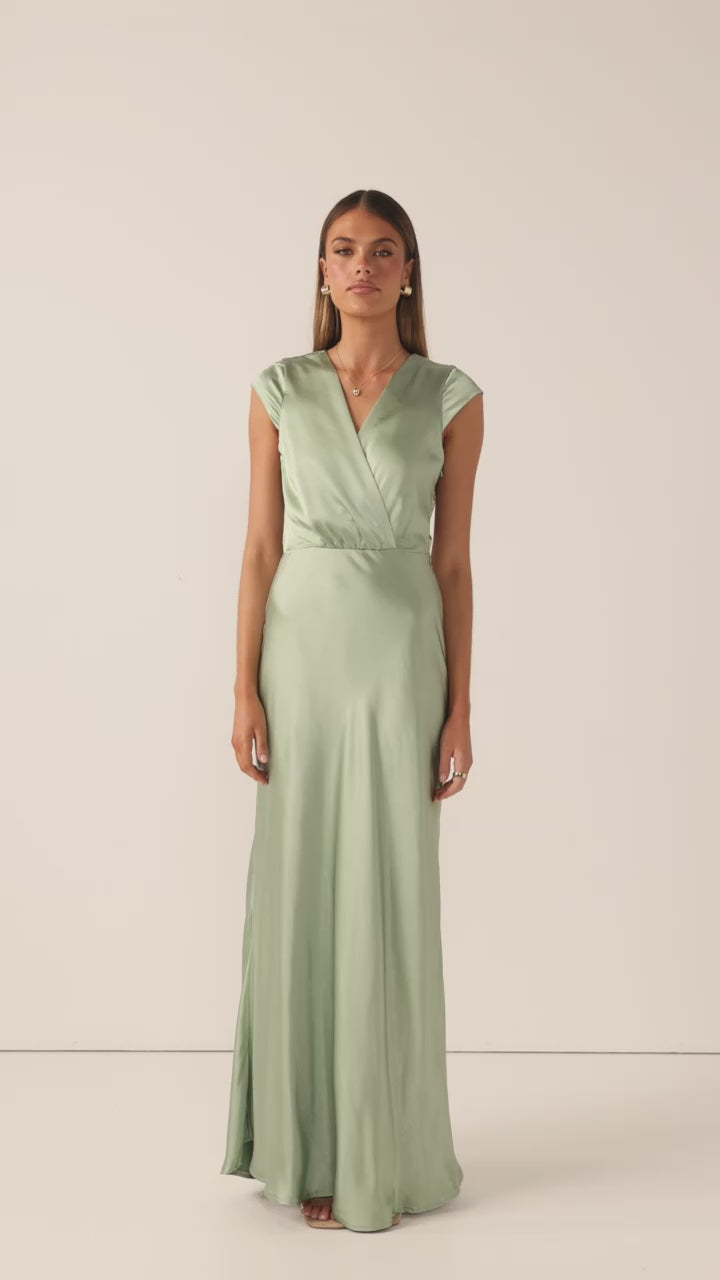 Load video: Selma Maxi Dress - Sage