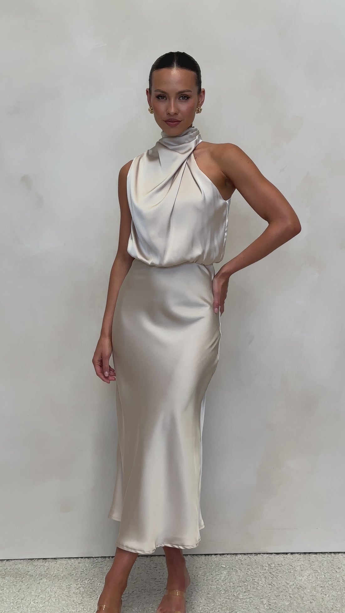Esther Maxi Dress - Champagne - Billy J
