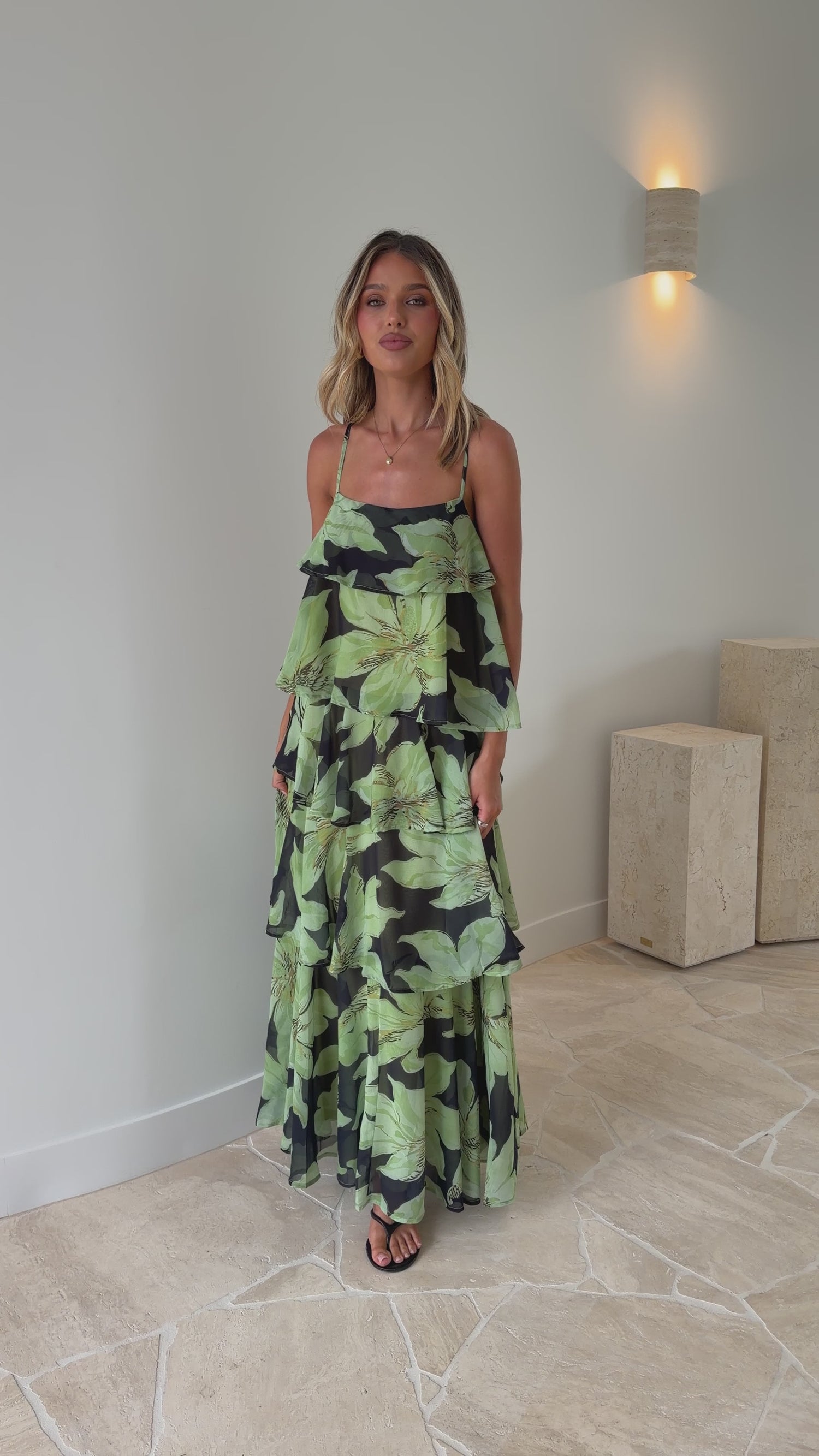 Archer Top - Green Floral - Billy J