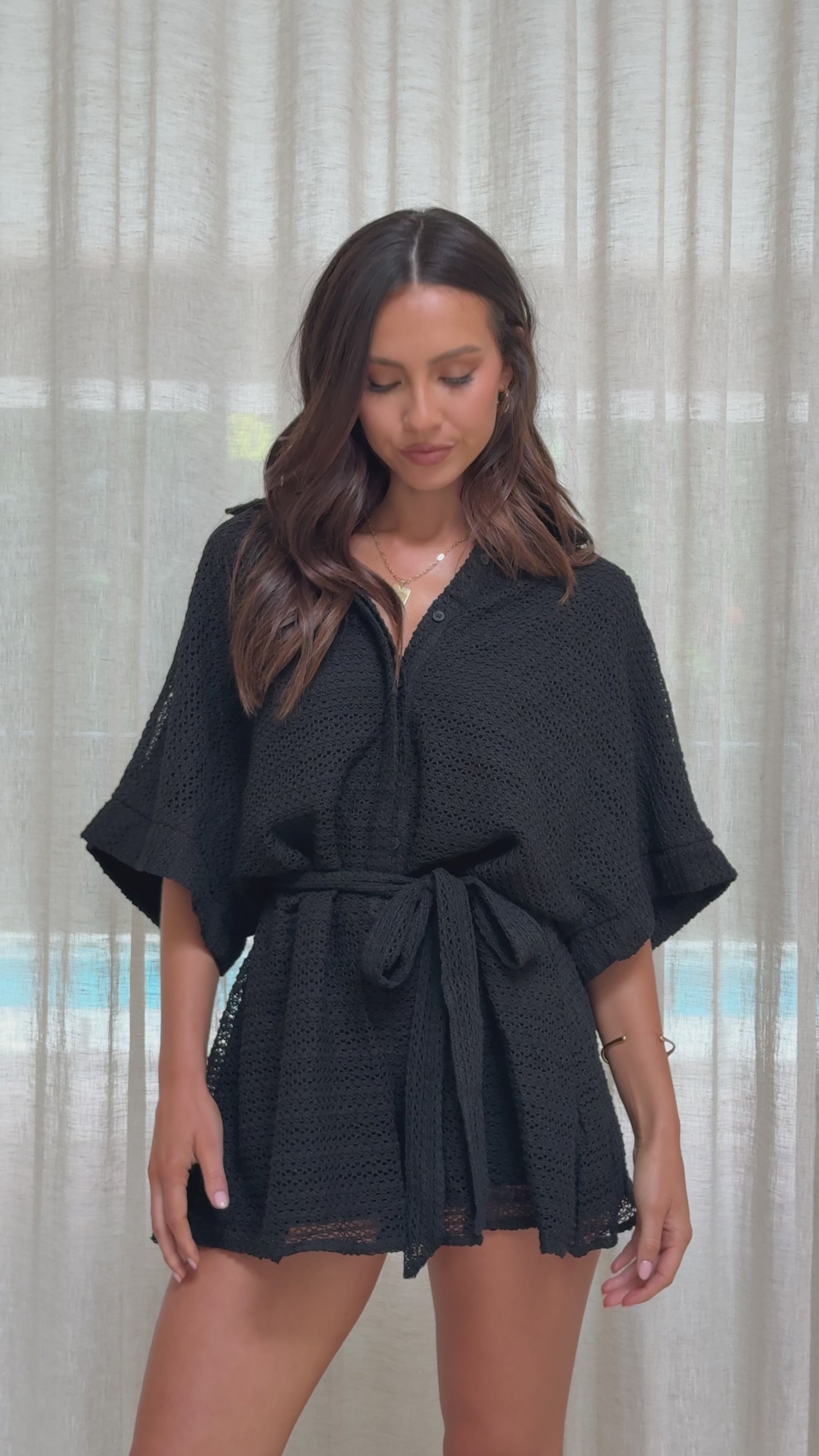 Carmen Playsuit - Black - Billy J