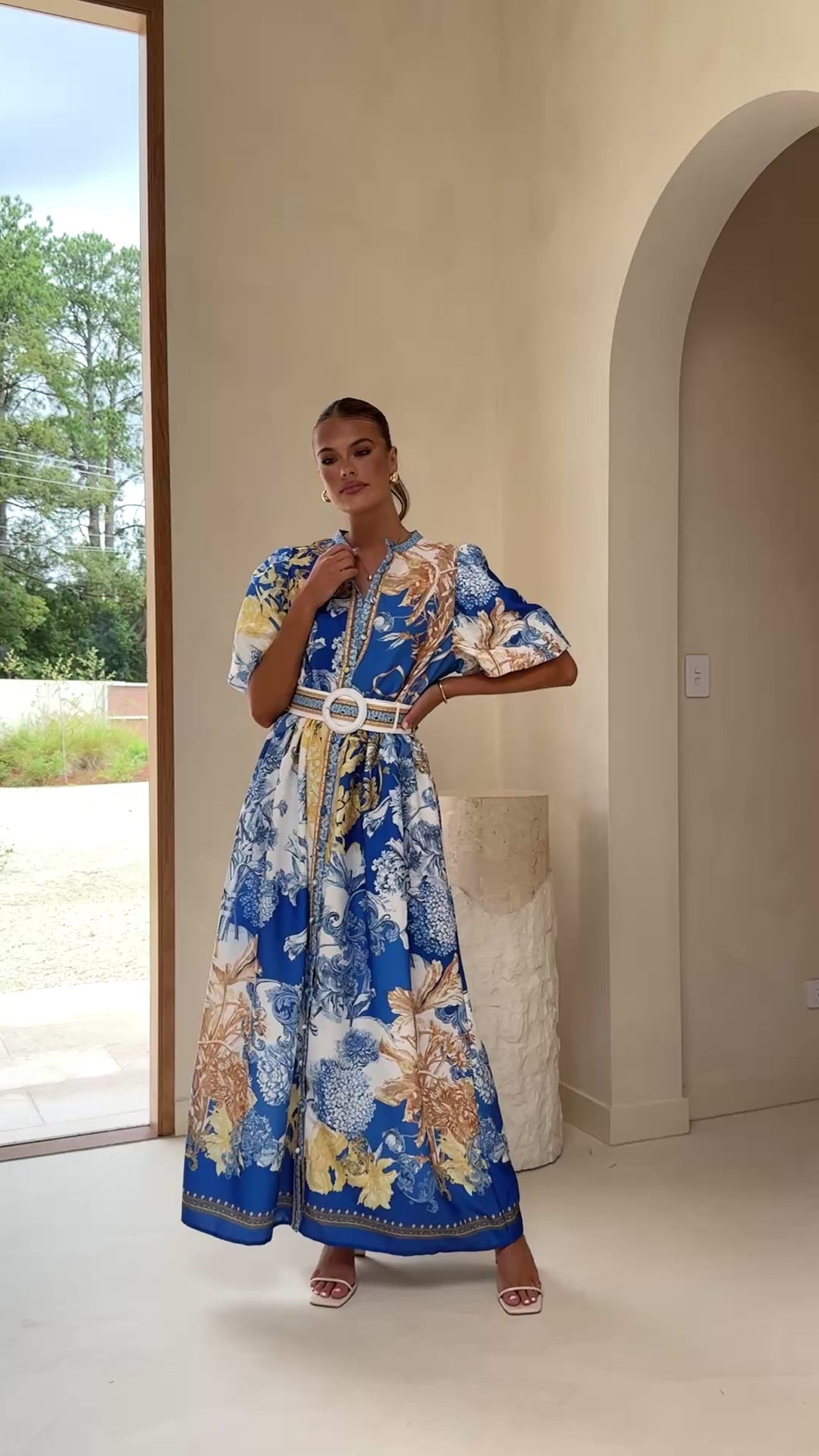 Vania Maxi Dress - Blue Doll - Billy J