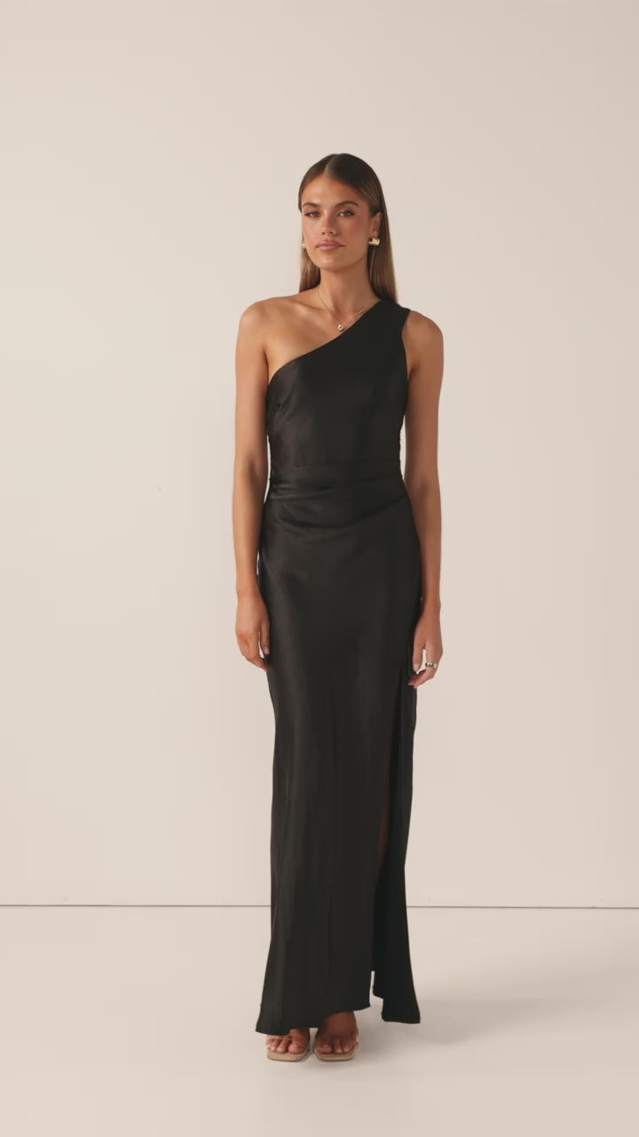 Victoria Maxi Dress - Black - Billy J