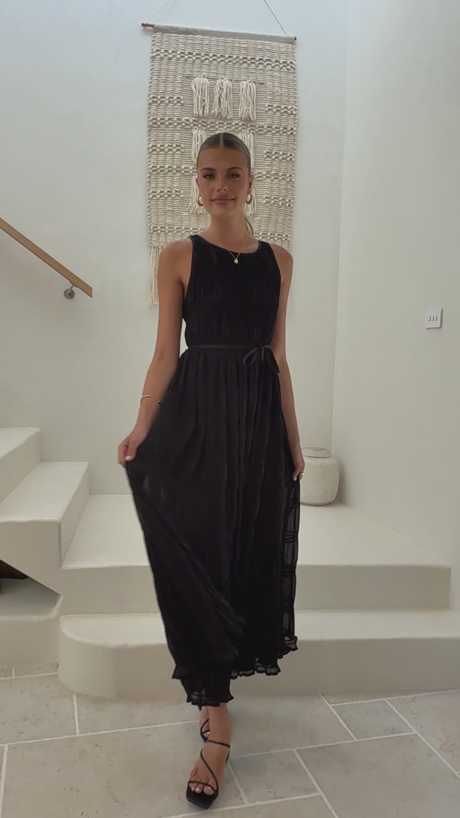 Lassie Maxi Dress - Black - Billy J
