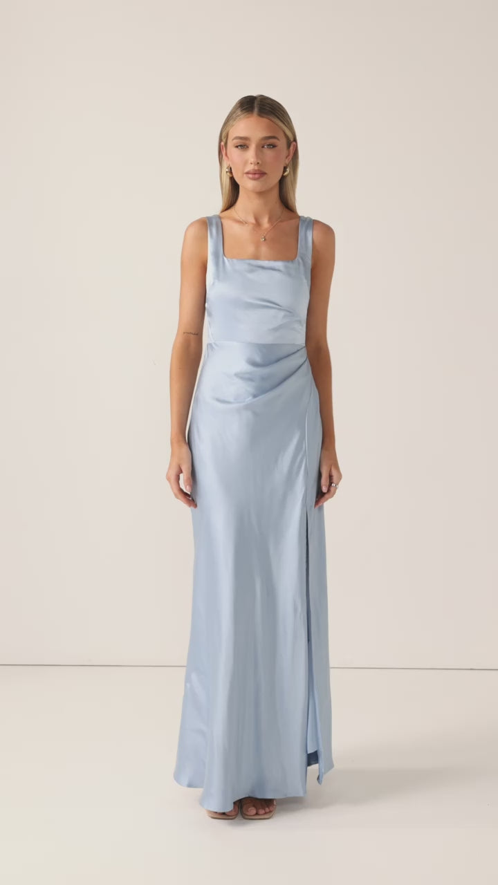 Alaria Maxi Dress - Blue - Billy J