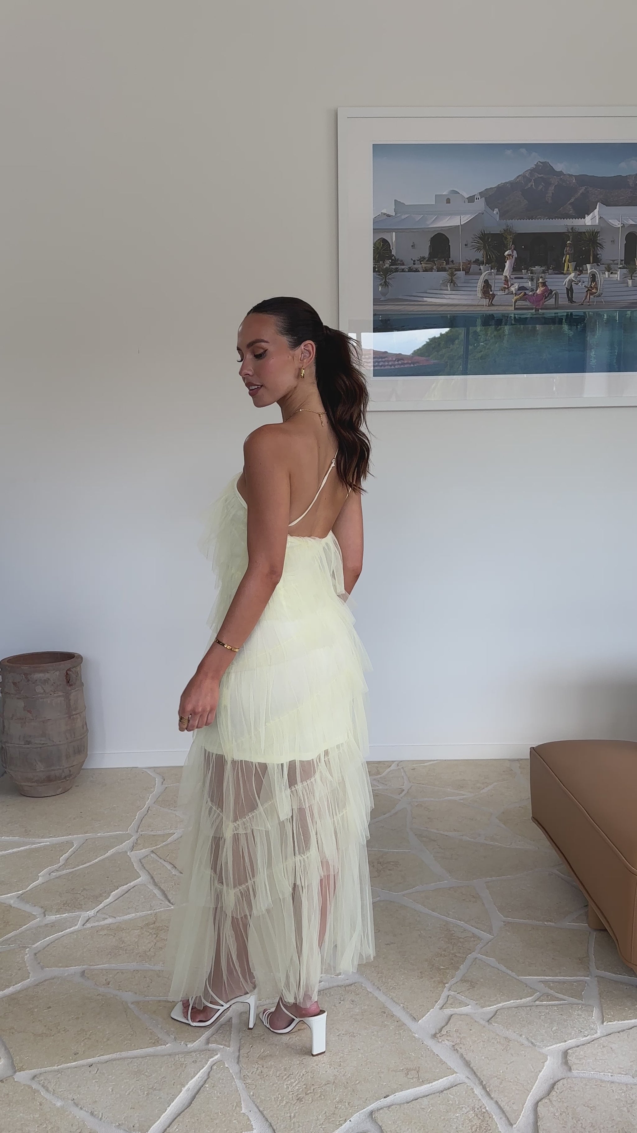 Zoe Maxi Dress - Yellow - Billy J