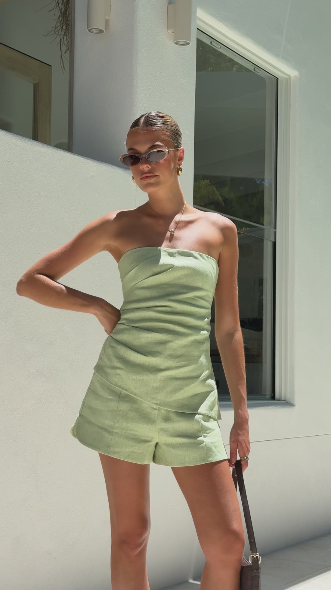 Dana Strapless Top - Mint - Billy J