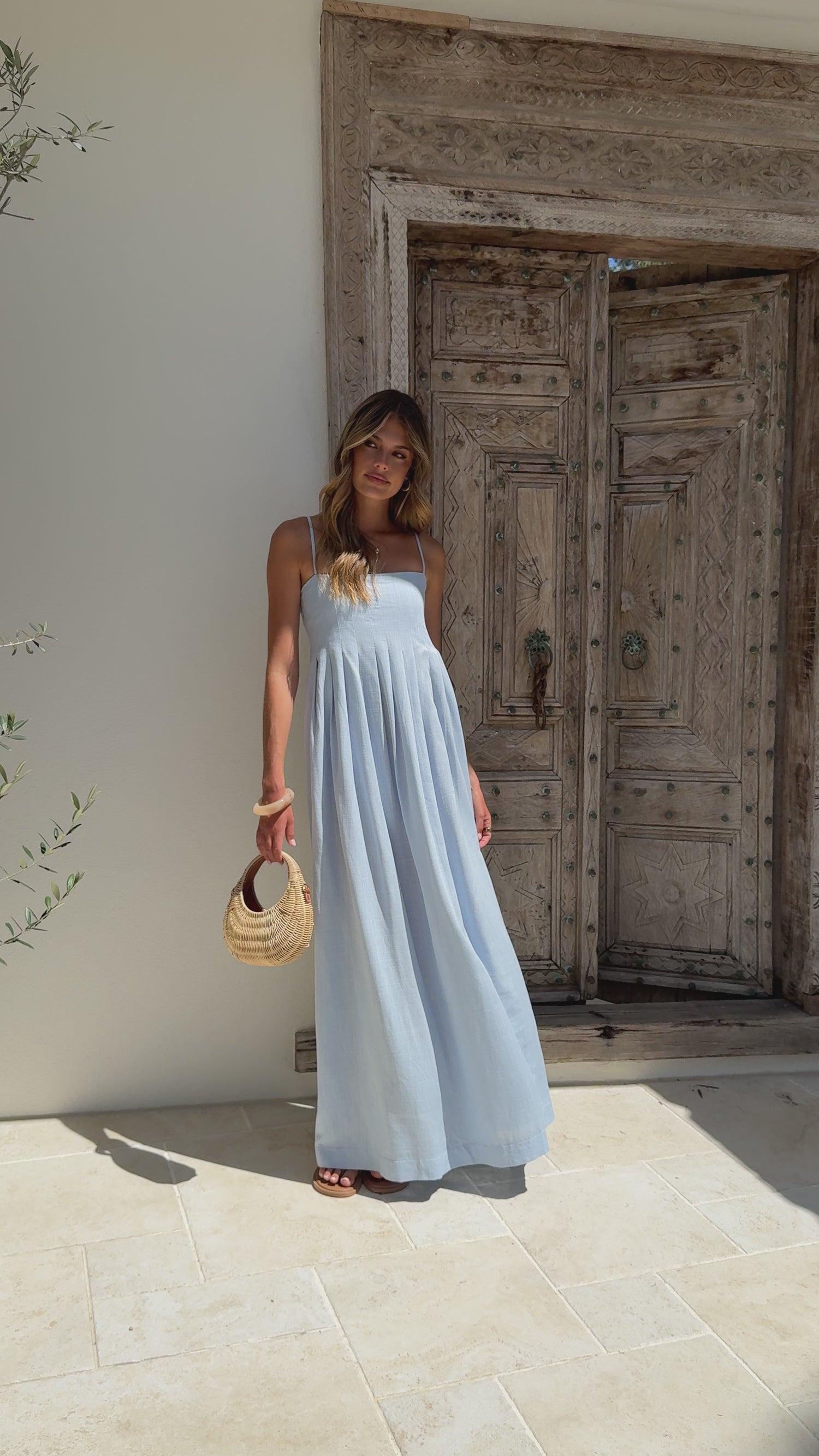 Pippy Maxi Dress - Blue - Billy J