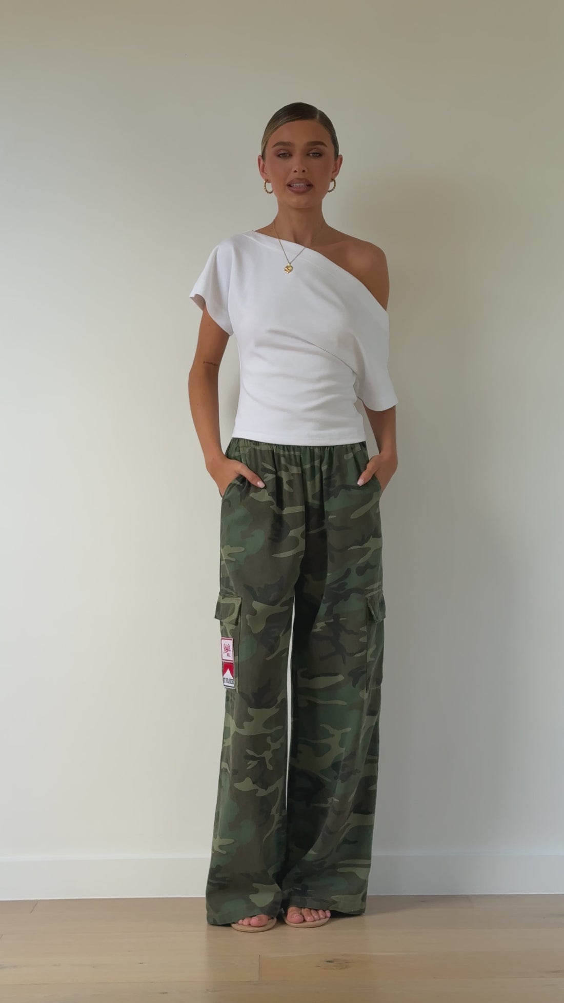 Jazzelle Cargo Pants - Dark Camo - Billy J