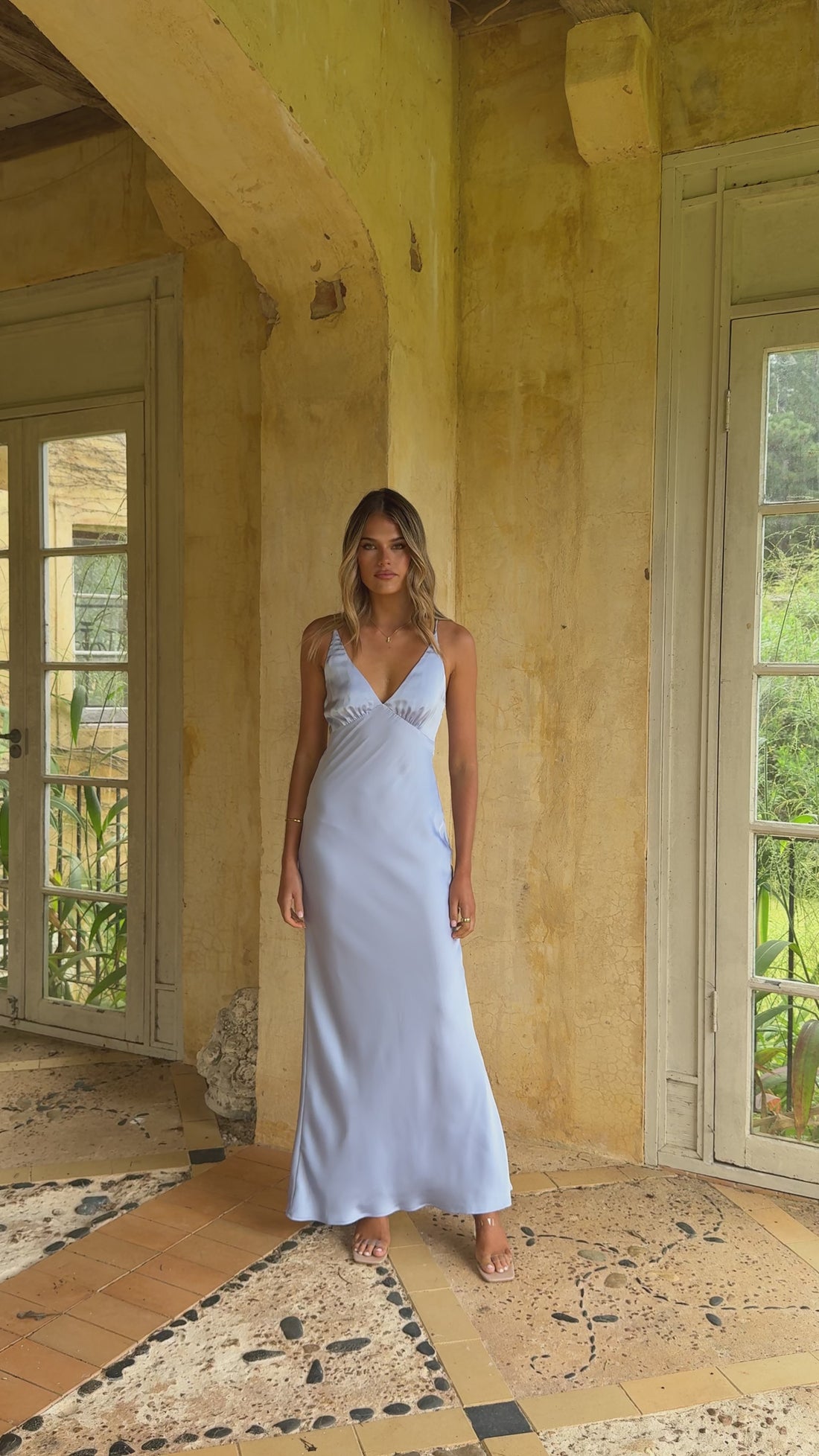 Ziah Maxi Dress - Blue Bell - Billy J