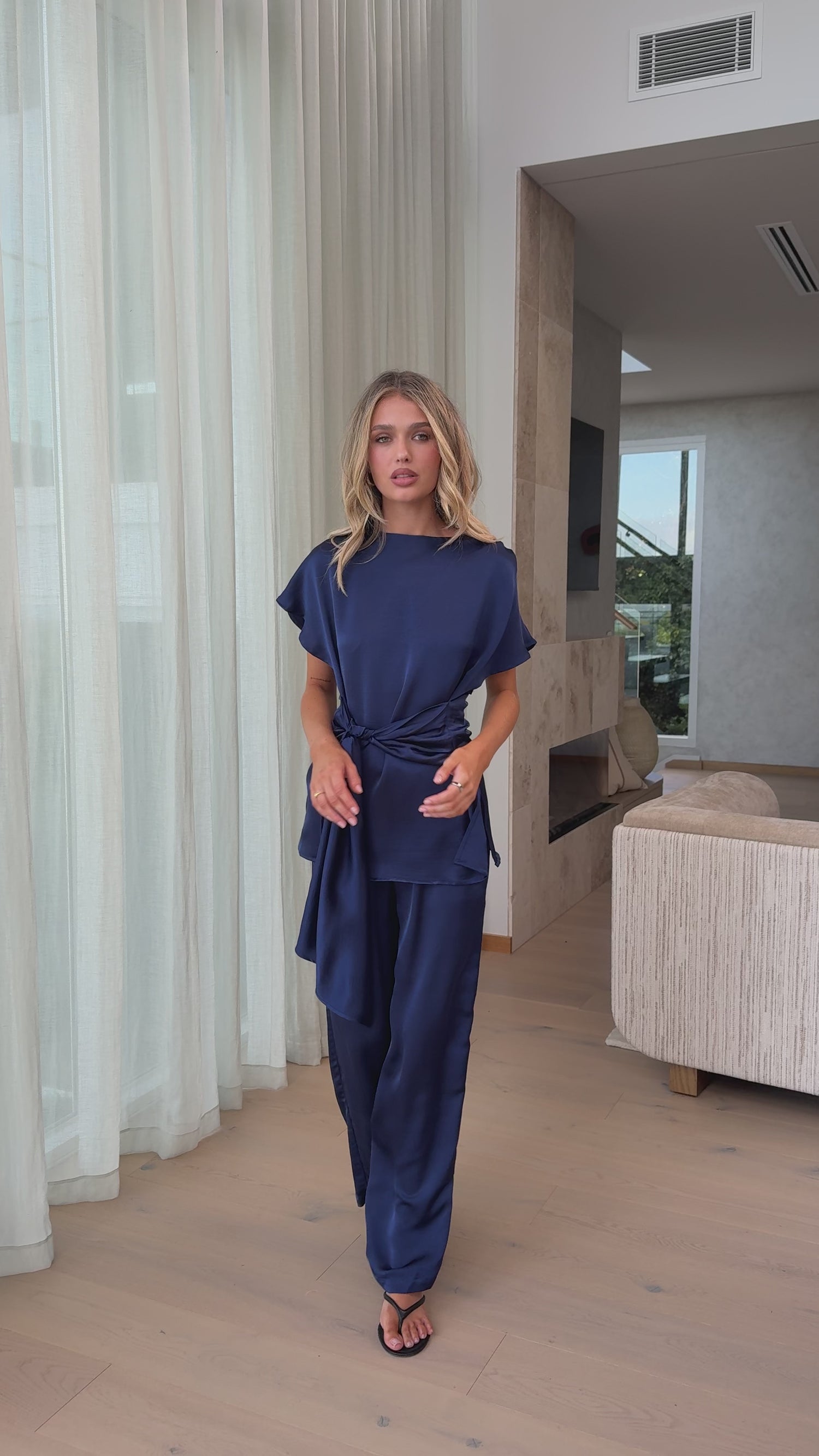 Florence Pants - Navy - Billy J