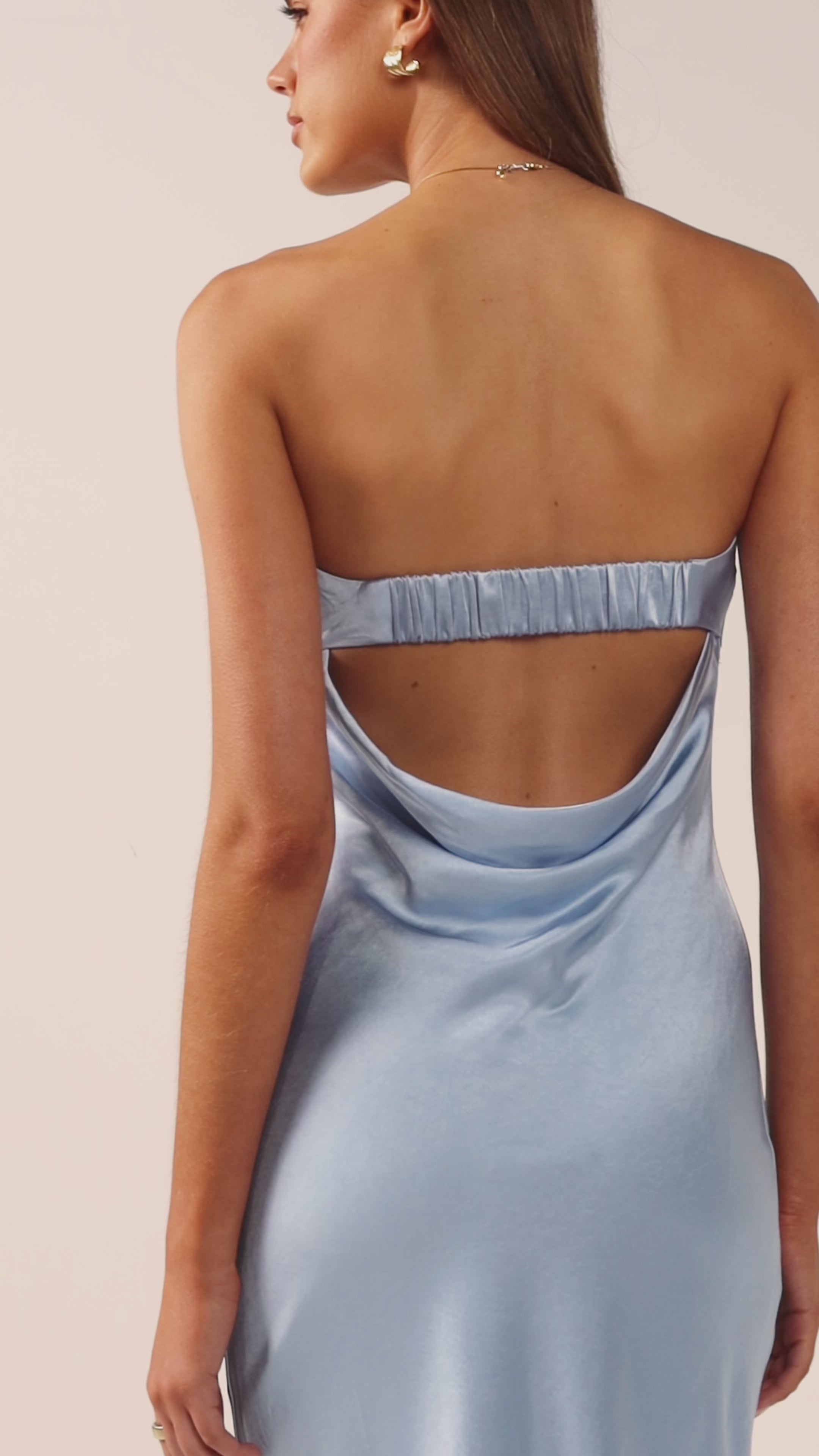 Load video: Gisele Maxi Dress - Baby Blue