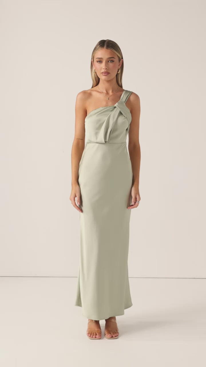 Greta Maxi Dress - Sage - Billy J