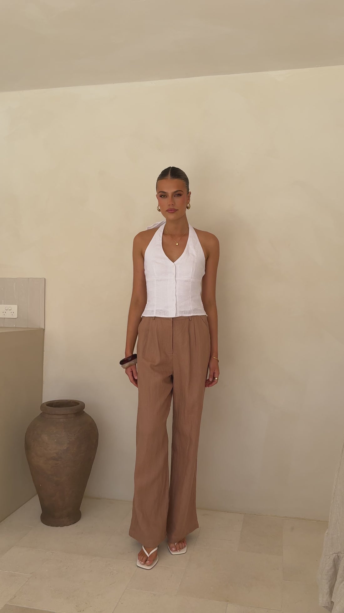 Tillie Pants - Latte - Billy J