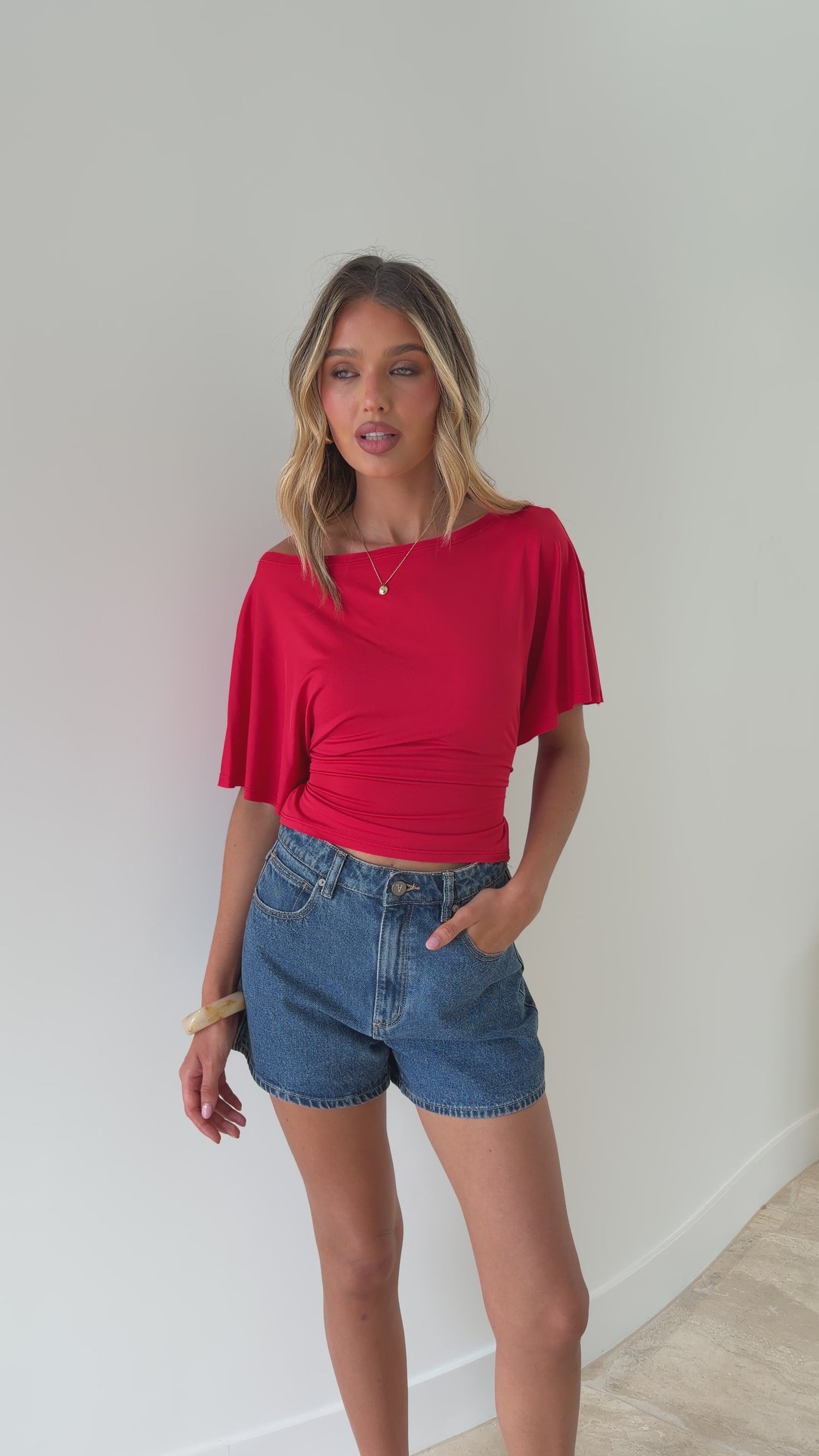 River Top - Red - Billy J