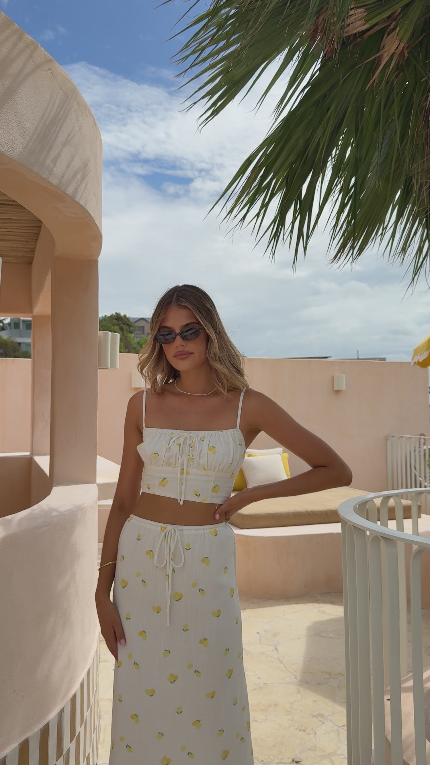 Zavida Maxi Skirt - Limone - Billy J