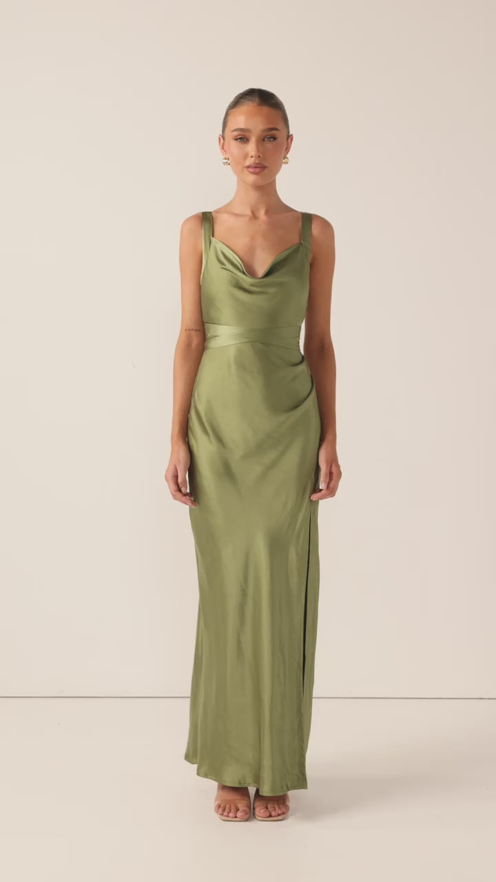 Zendaya Maxi Dress - Olive - Billy J
