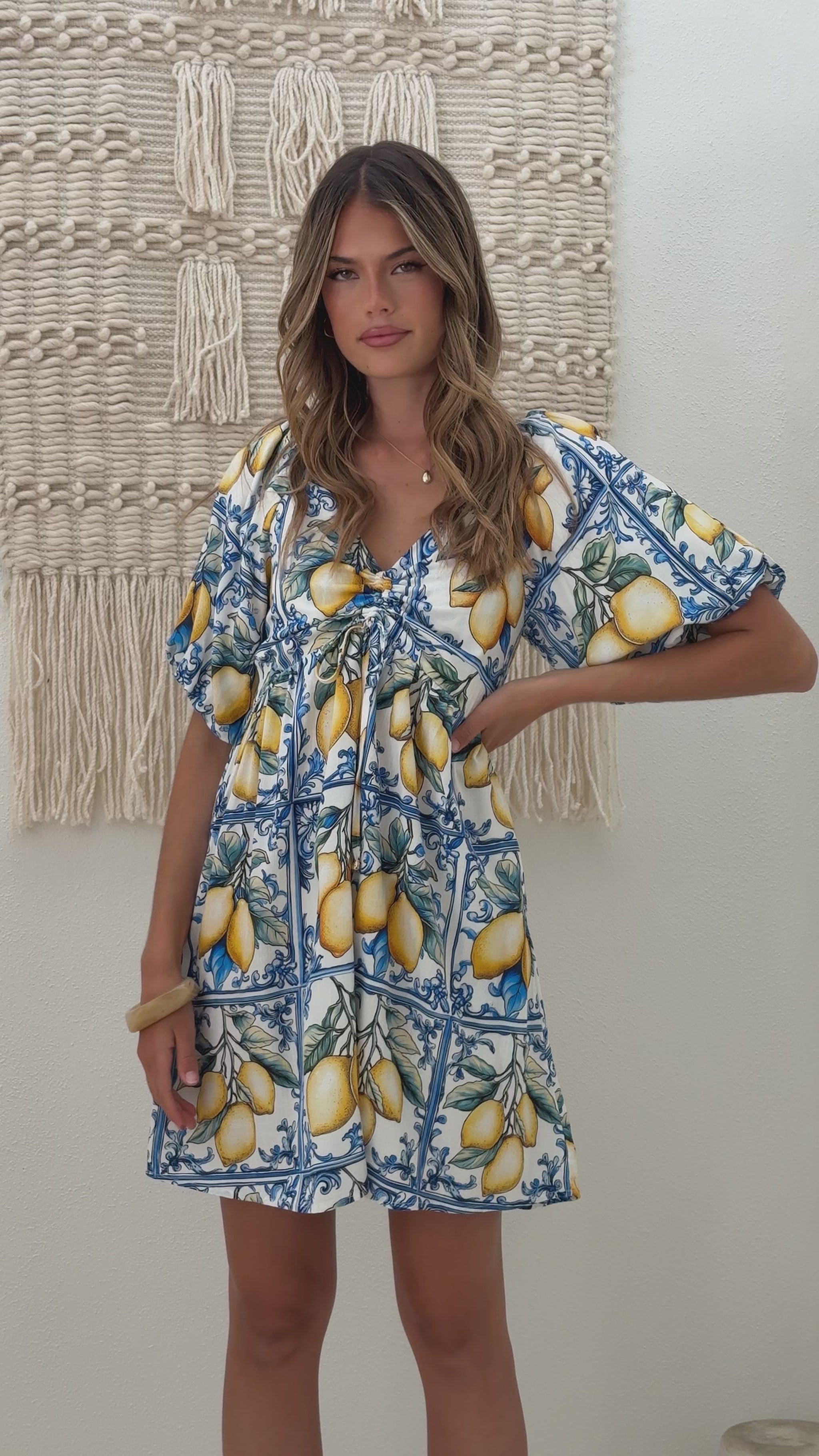 Malita Mini Dress - Summer in Sorrento - Billy J