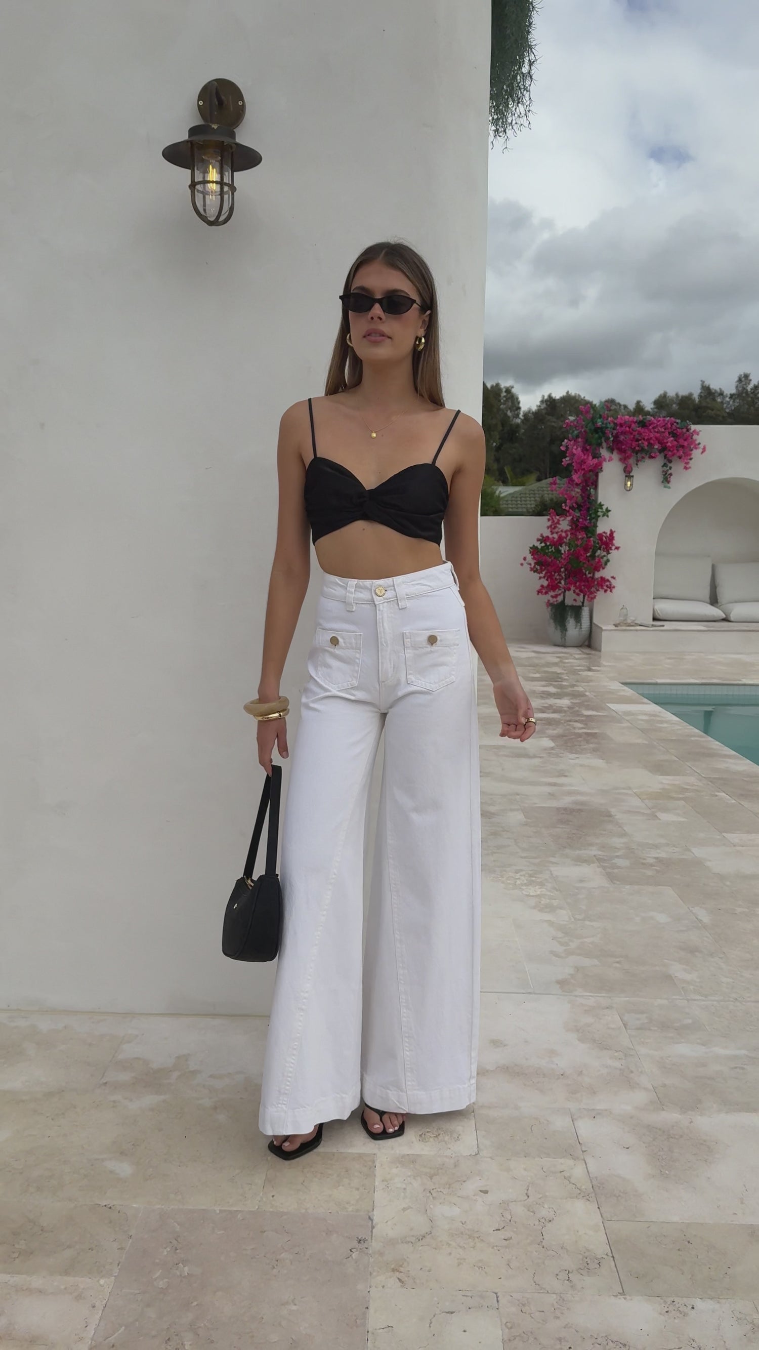 Abrand 94 Super Wide Jean - White Gold - Billy J