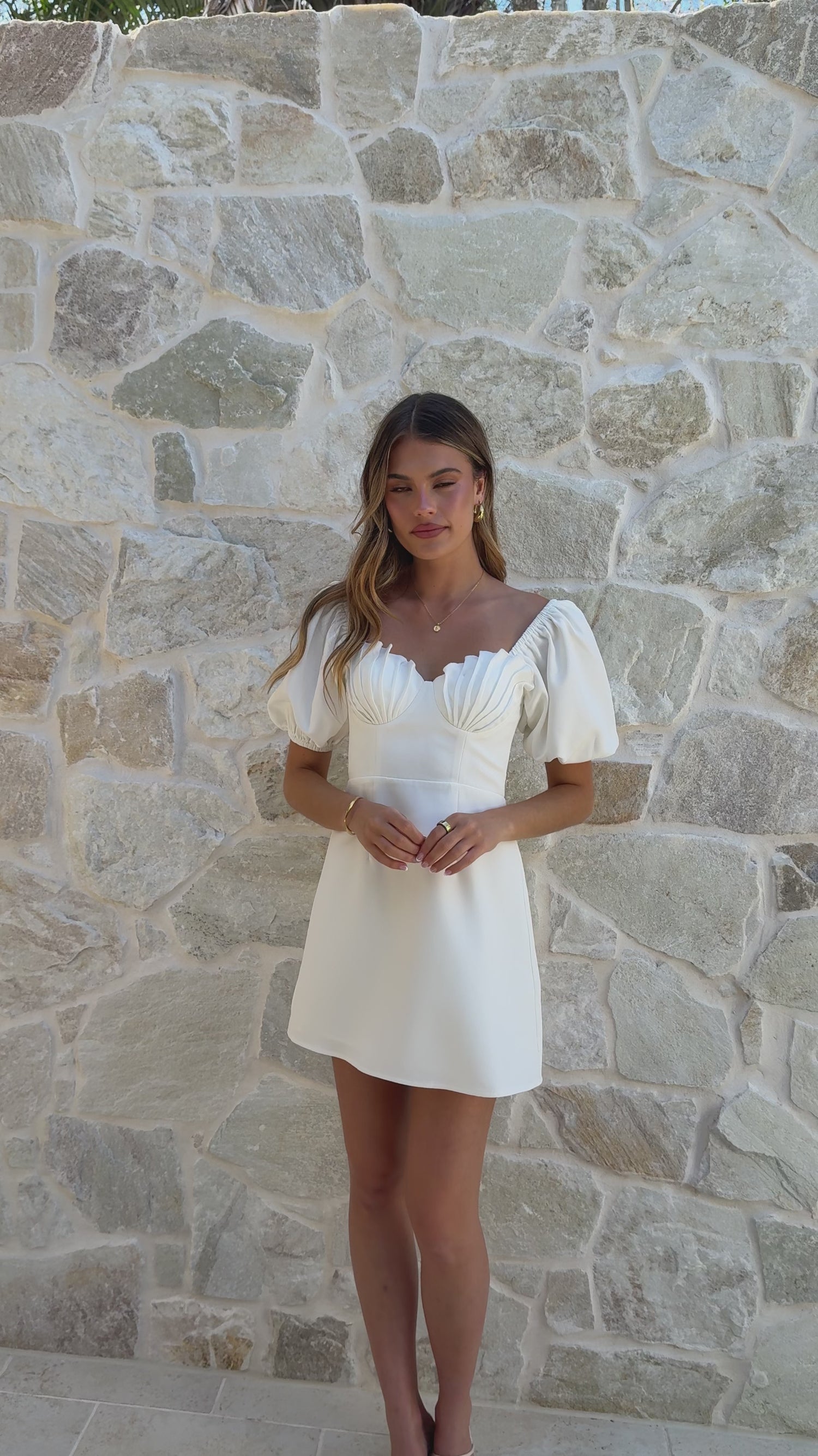 Ariel Bustier Mini Dress - White - Buy Women's Dresses - Billy J