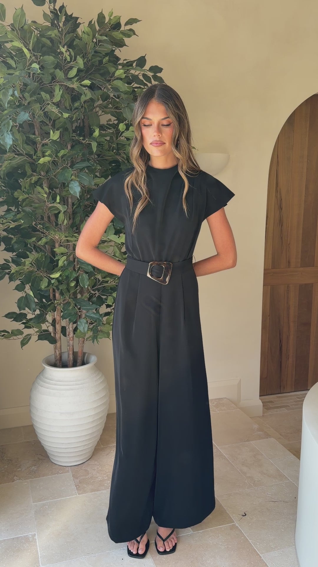 Demitra Jumpsuit - Black - Billy J