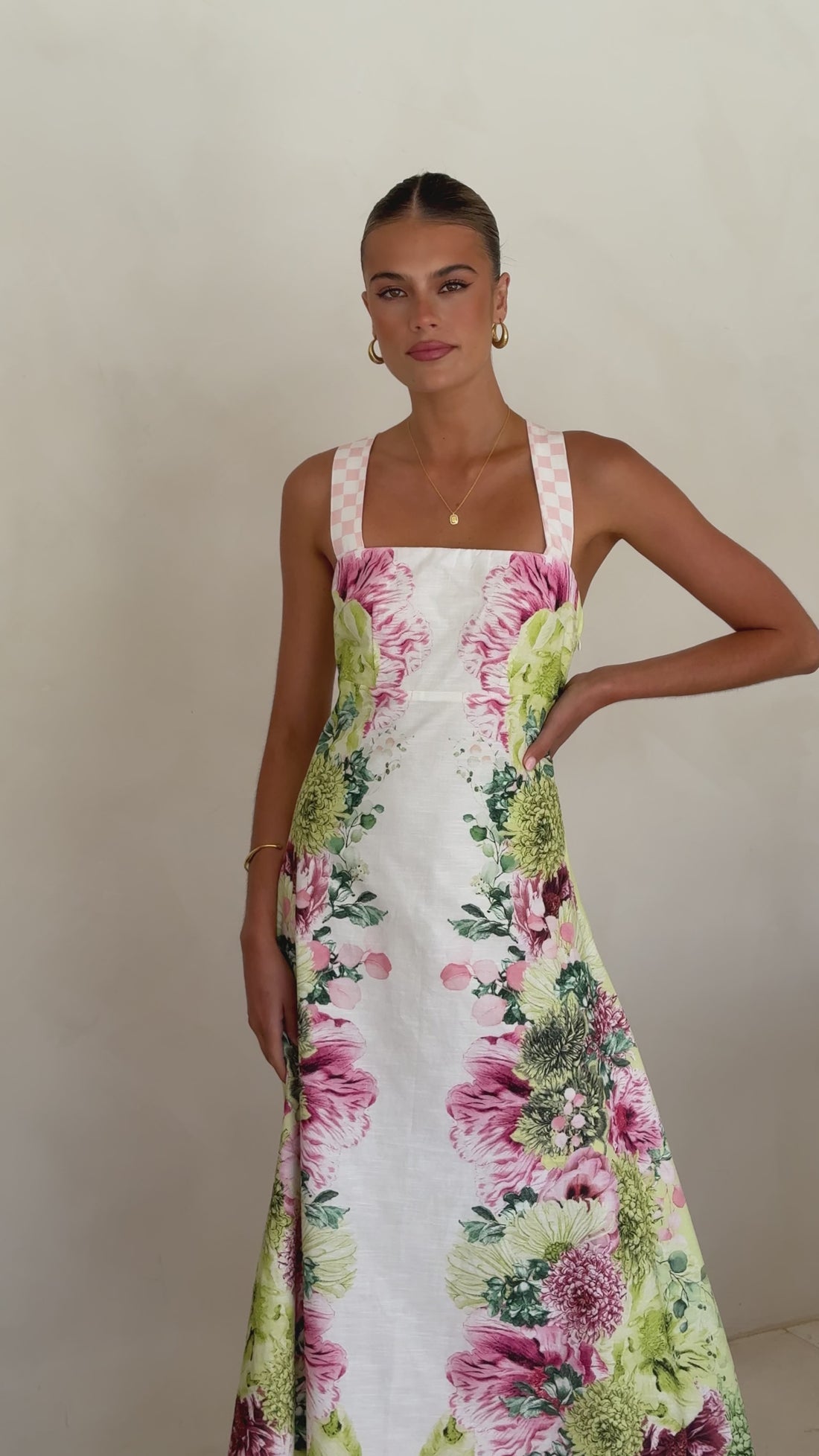 Stasia Midi Dress - Sorbet Symphony - Billy J