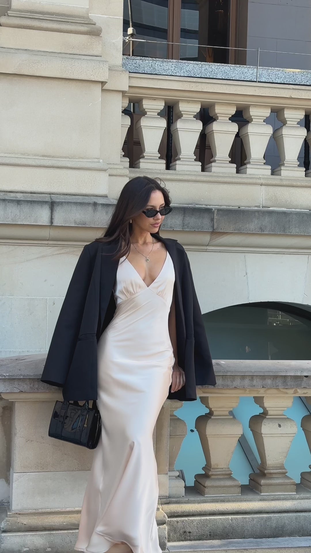 Load video: Ziah Maxi Dress - Soft Gold