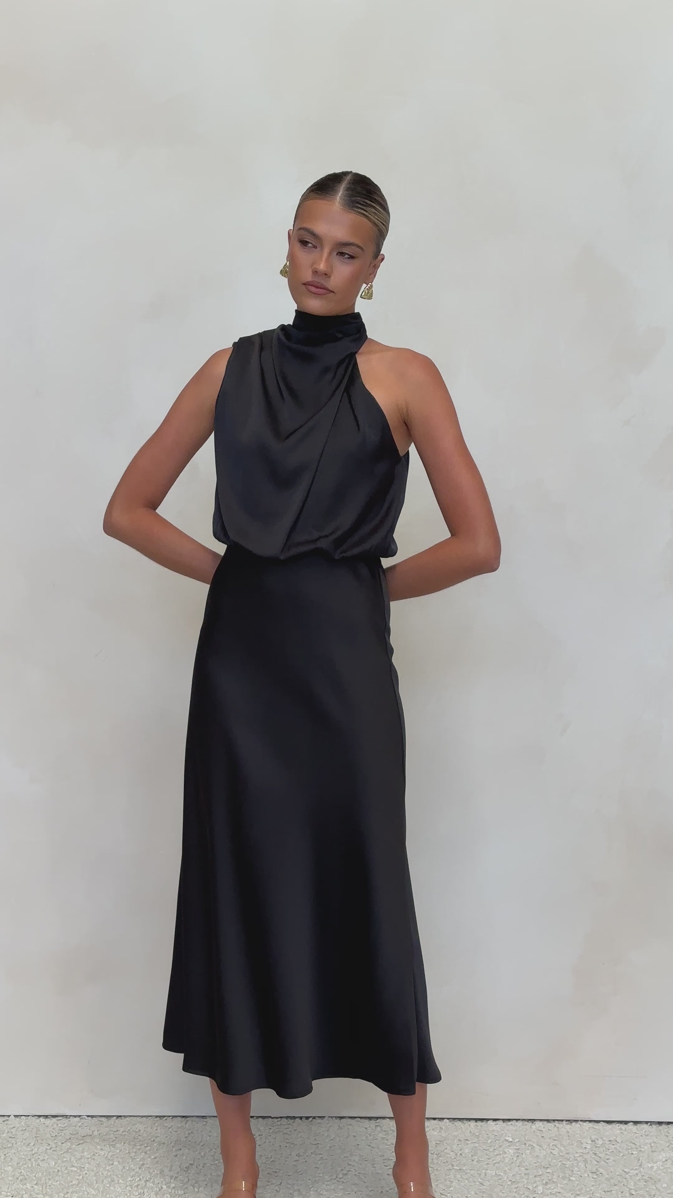 Load video: Esther Maxi Dress - Black