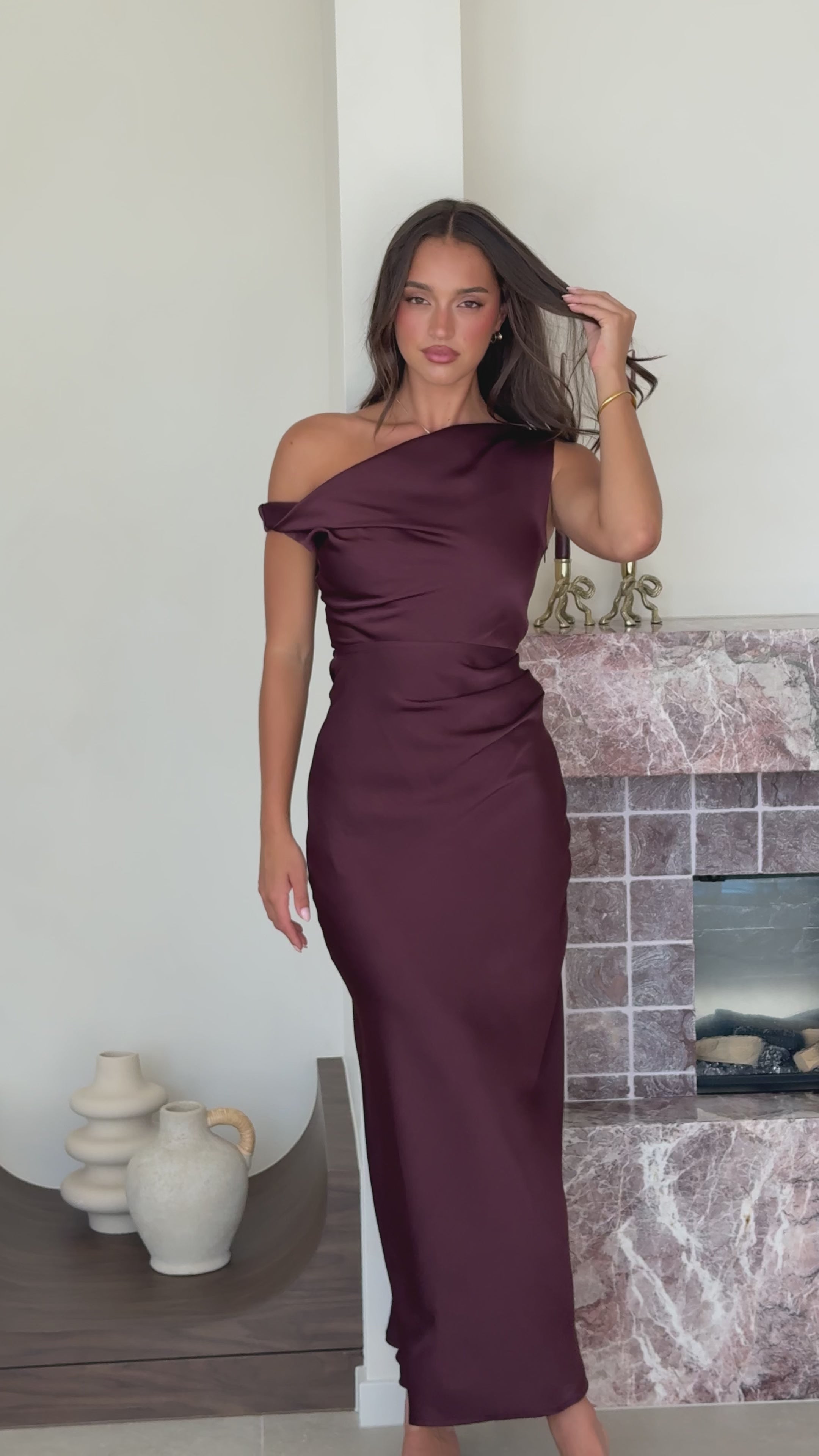 Gigi Maxi Dress - Chocolate - Buy Women's Dresses - Billy J