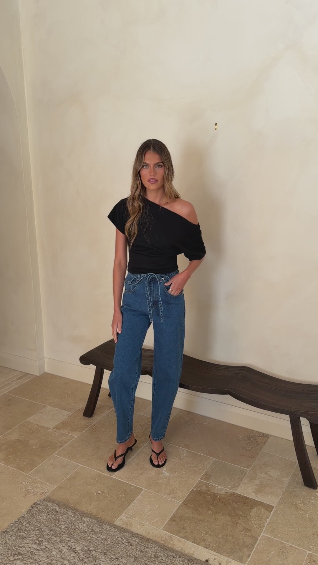 Clove Barrel Jeans - Dark Denim - Billy J
