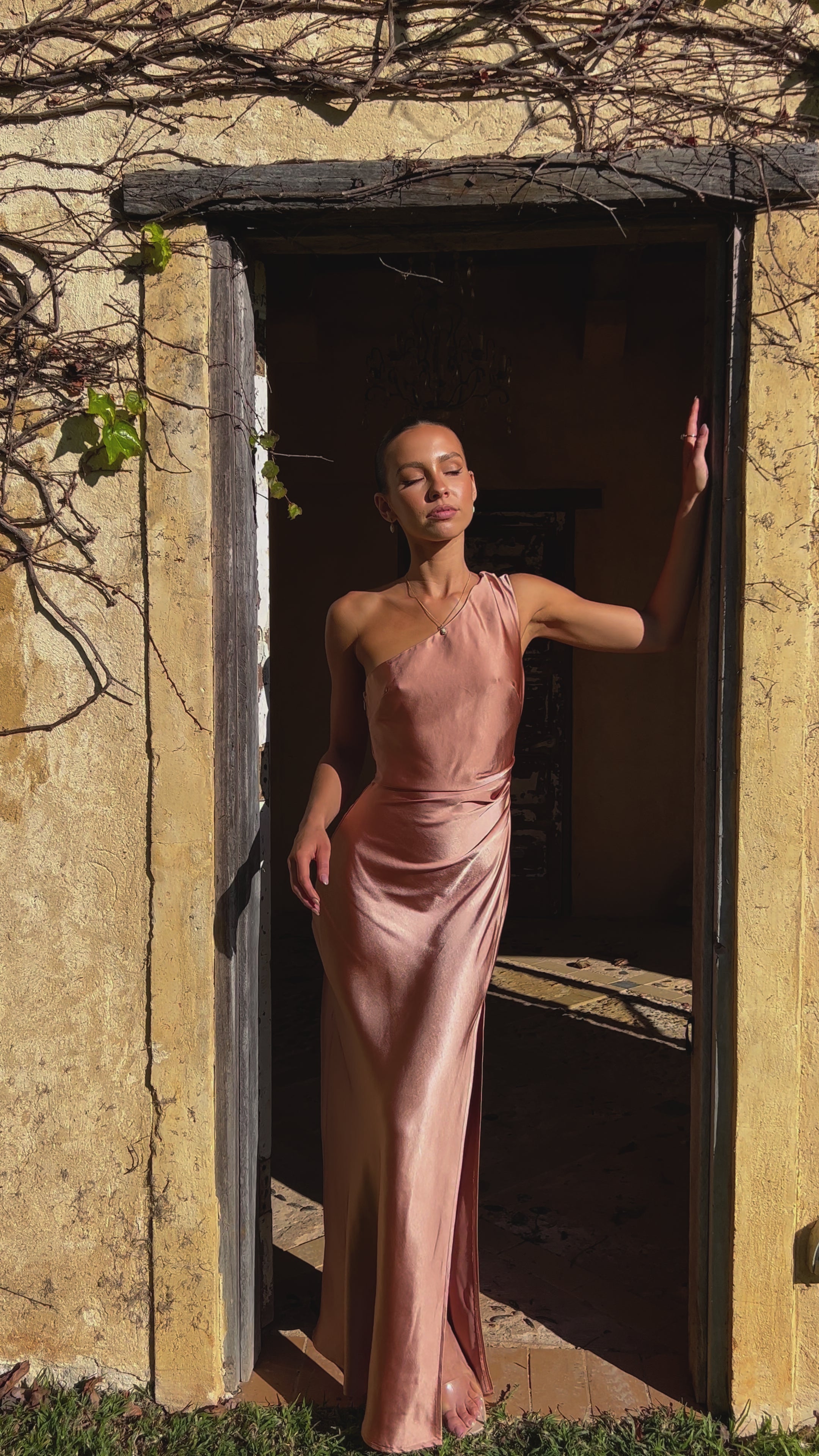 Load video: Victoria Maxi Dress - Clay