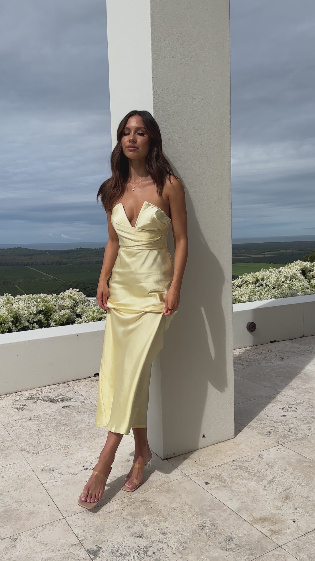 Valerie Maxi Dress - Yellow - Billy J