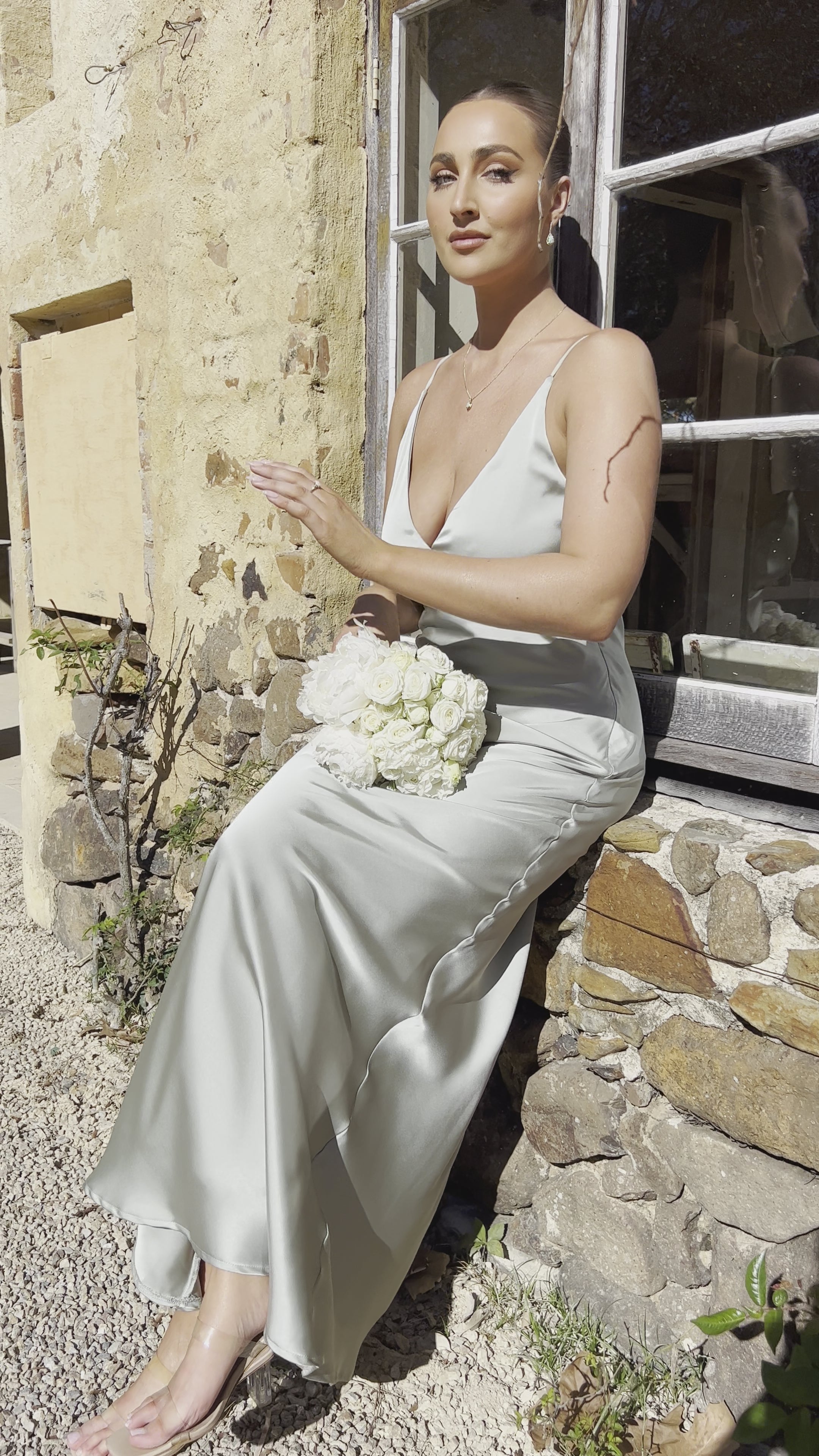 Load video: Ziah Maxi Dress - Sage - Billy J