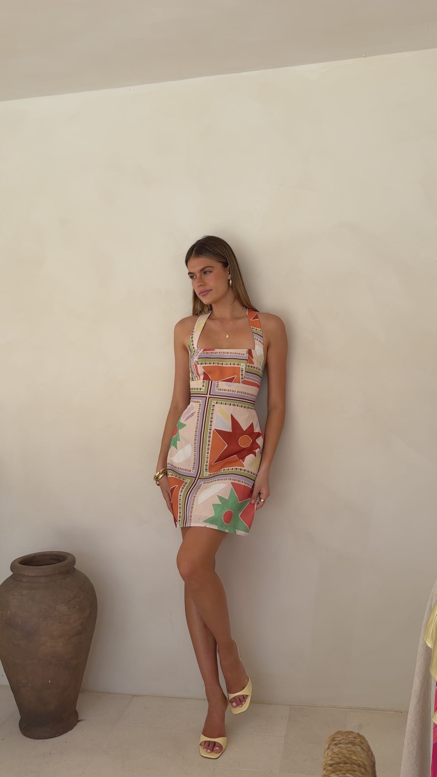 Mady Mini Dress - Stela Print - Billy J