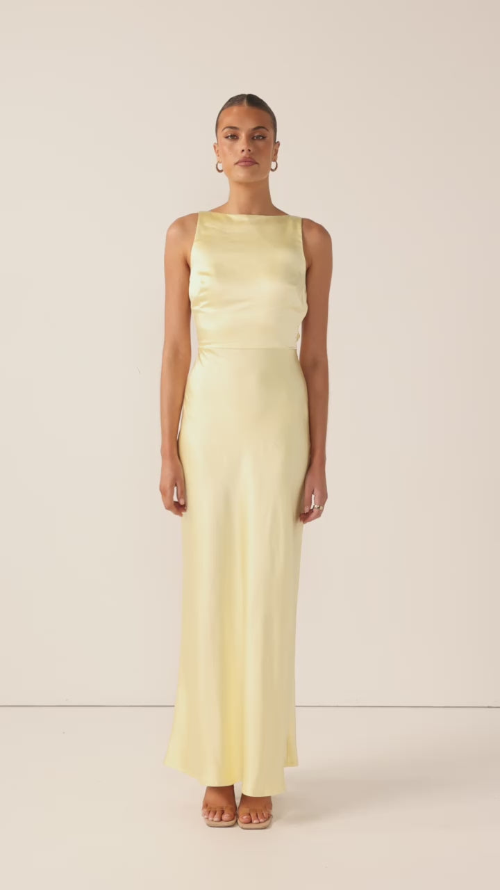Load video: Sia Maxi Dress - Yellow