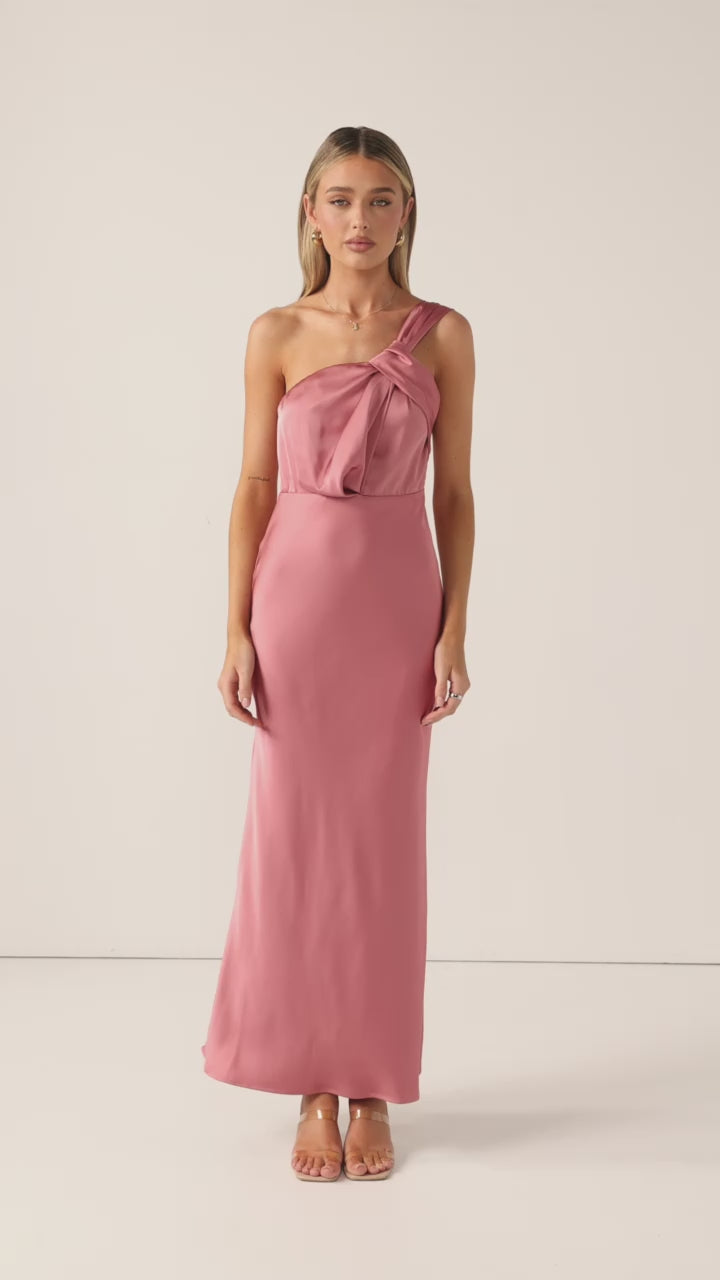 Greta Maxi Dress - Baked Rose - Billy J
