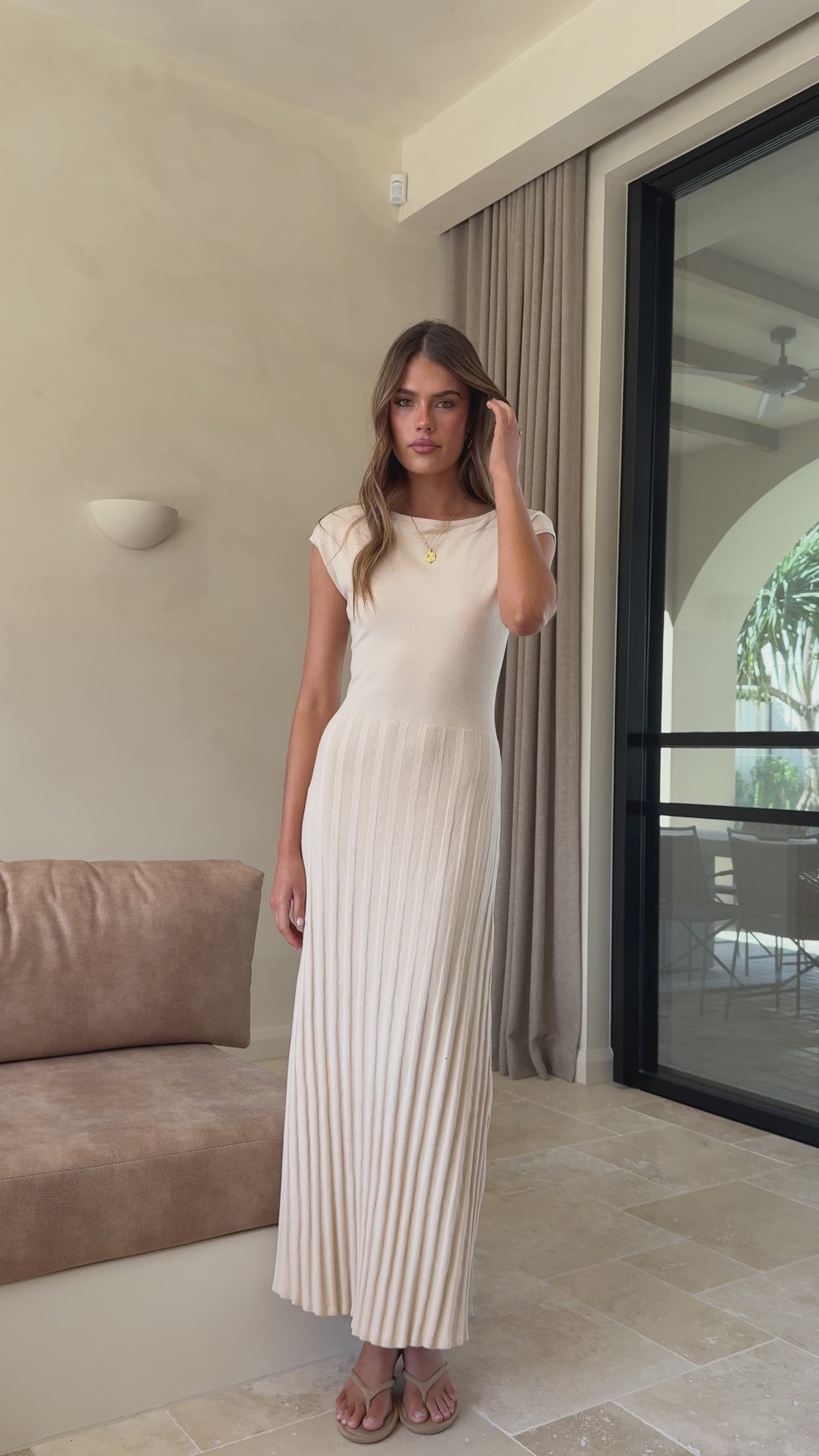 Marni Maxi Dress - Cream - Billy J
