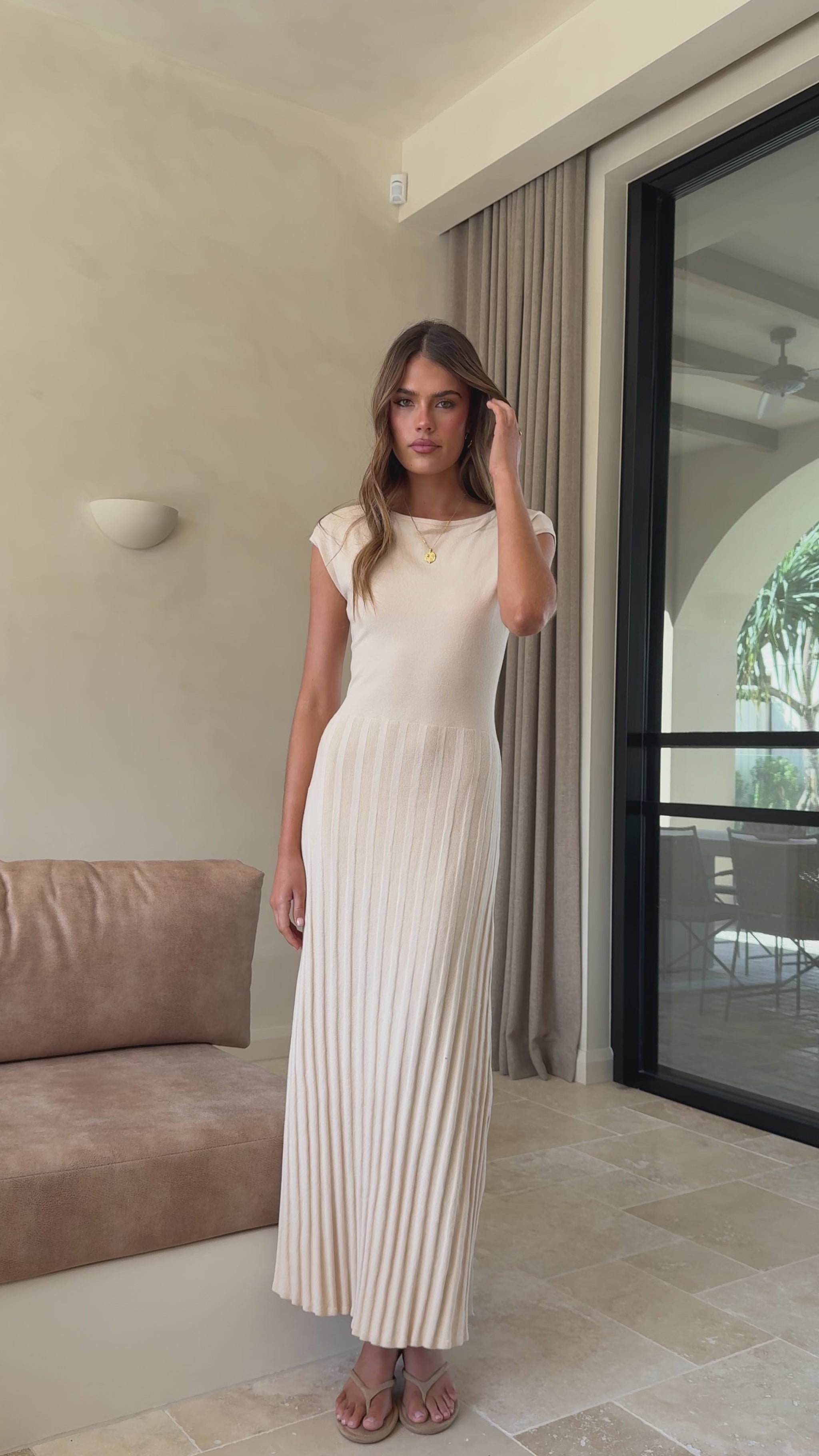 Marni Maxi Dress - Cream - Billy J