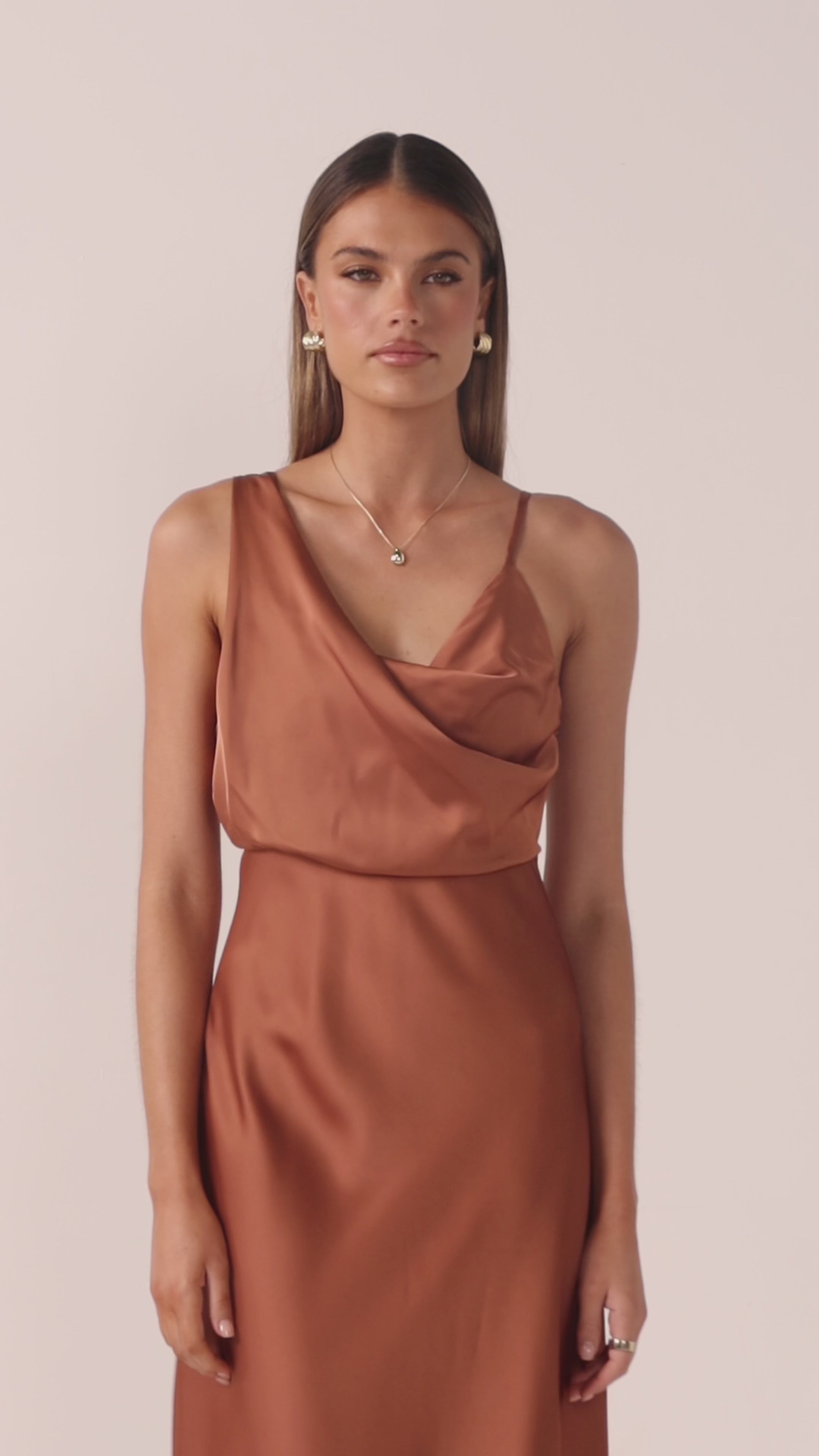 Load video: Audrey Maxi Dress - Copper