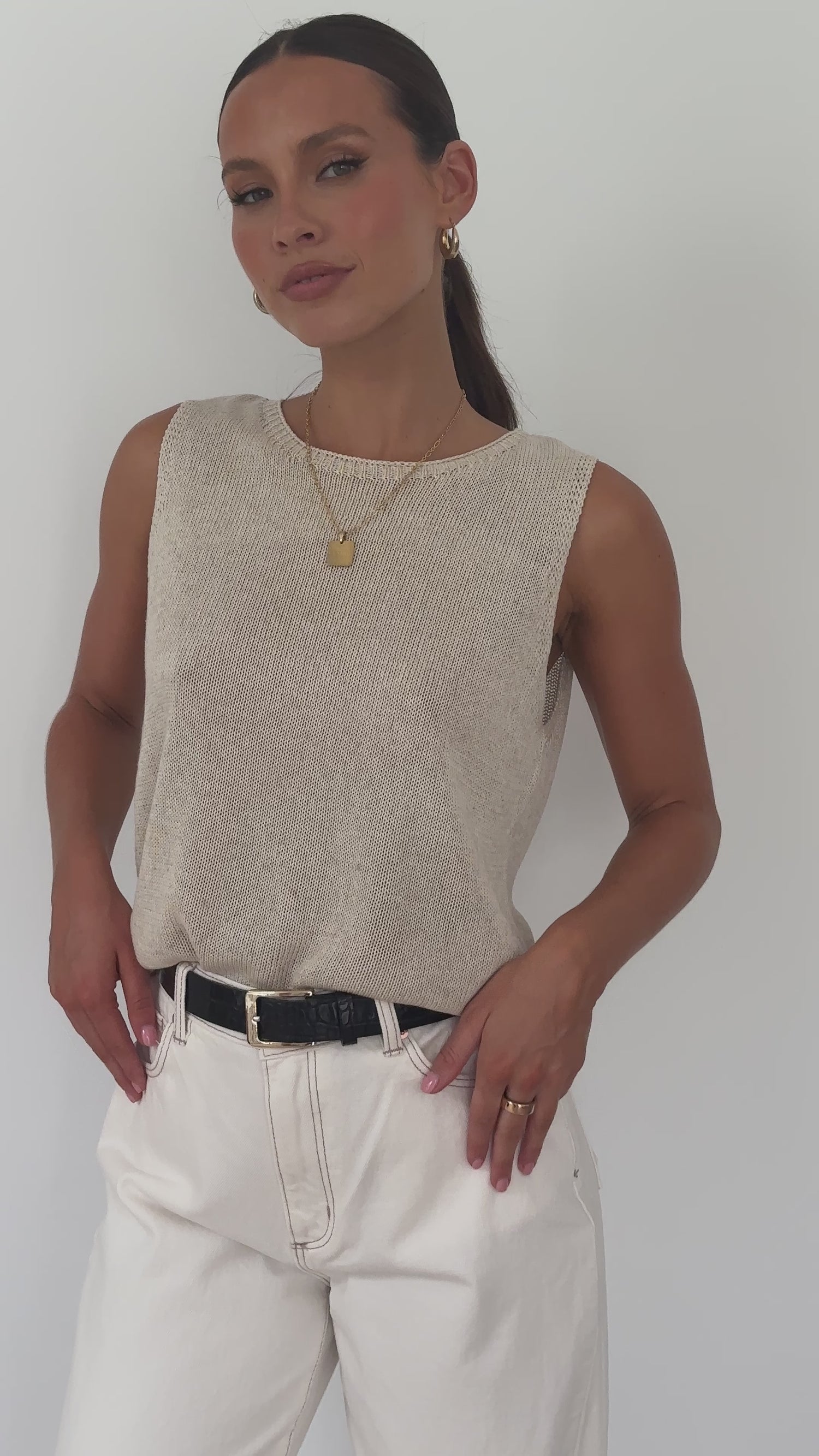 Fareeda Top - Natural - Billy J