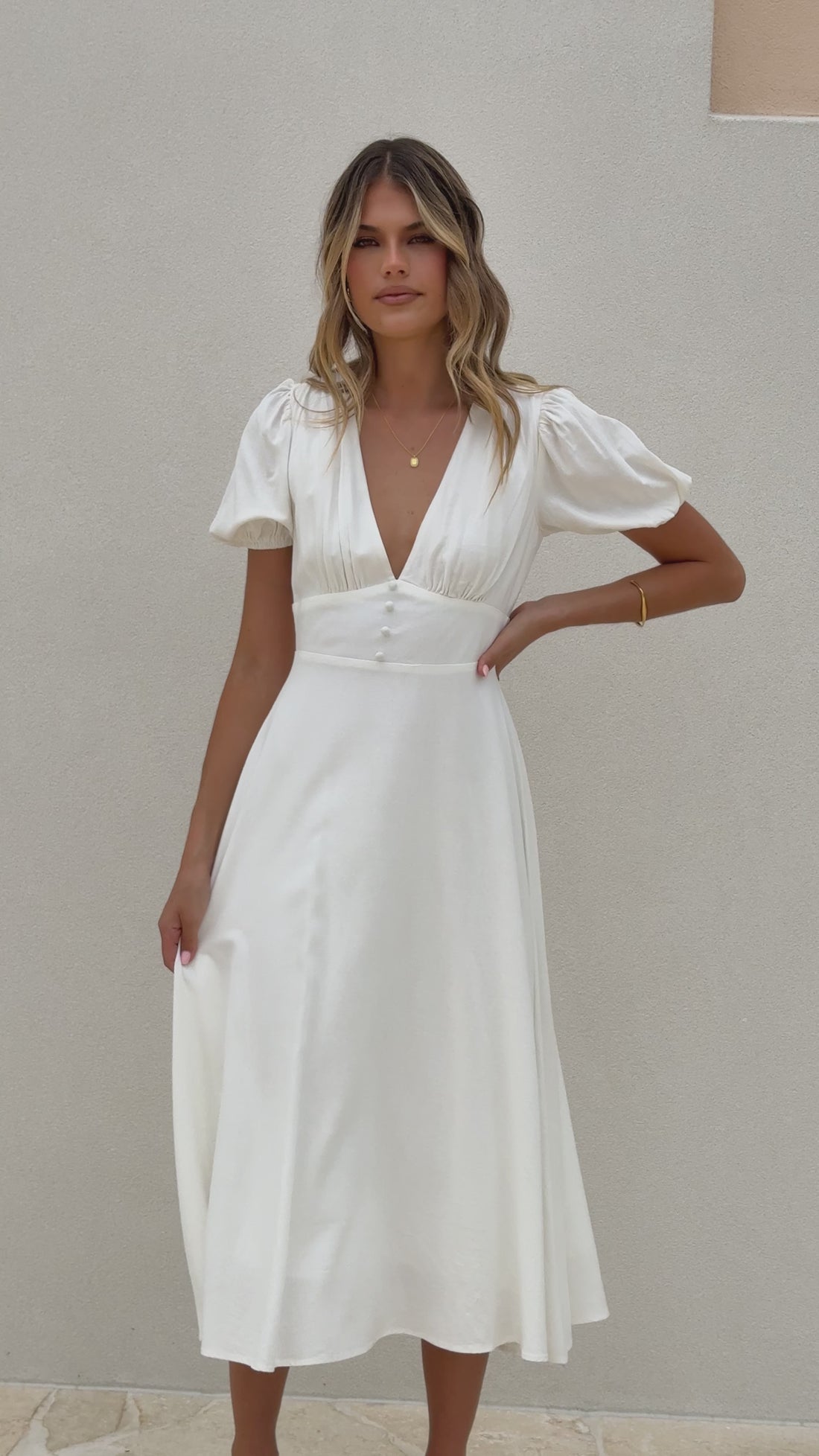 wrap white midi dress Melea Midi Dress - White - Buy Women's Dresses