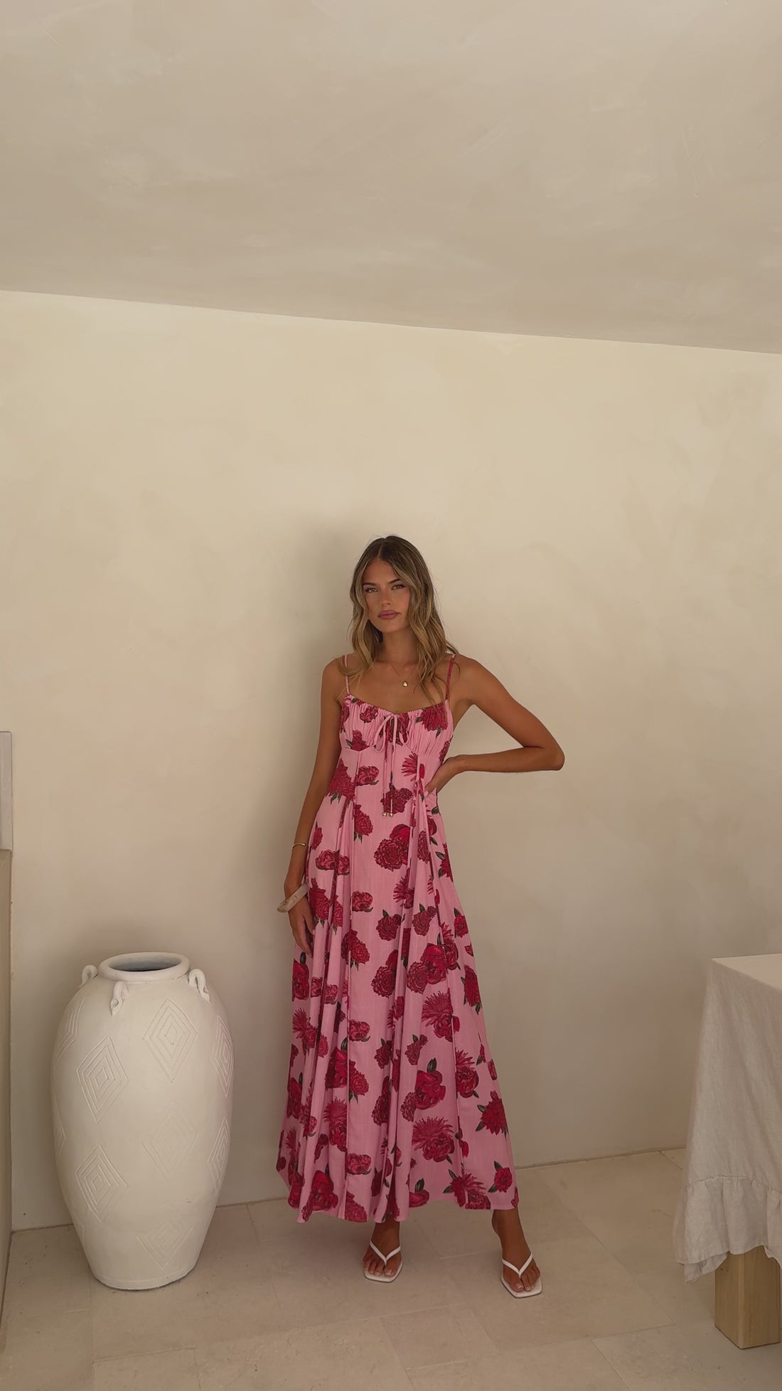Millie Maxi Dress - Dahlia Rouge - Billy J